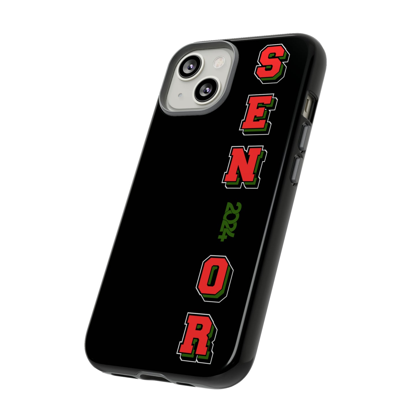 Red Black and Green Pan African Senior Class of 2024 Iconic Double-Layer Phone Case