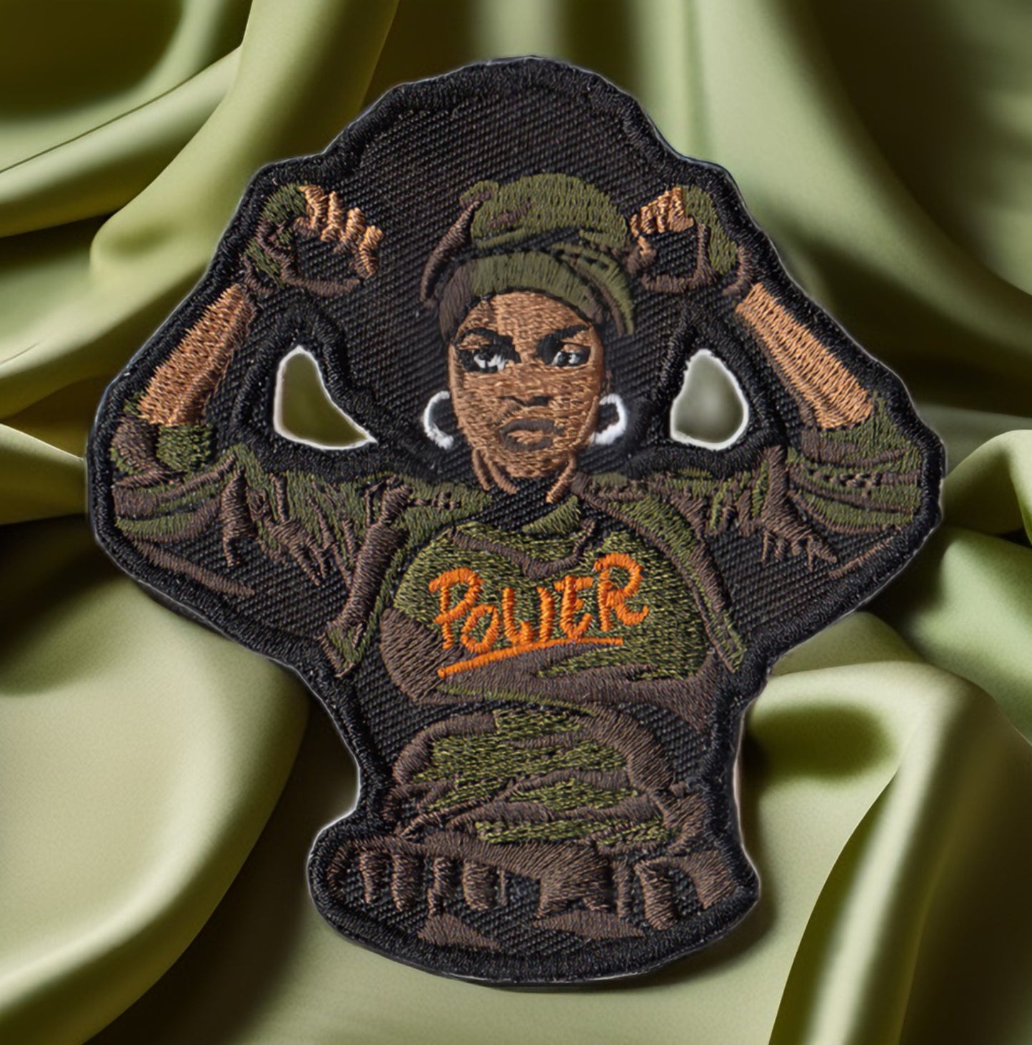 Black Woman Speaks Truth To Power Embroidered Patch, Empowering Statement Patch