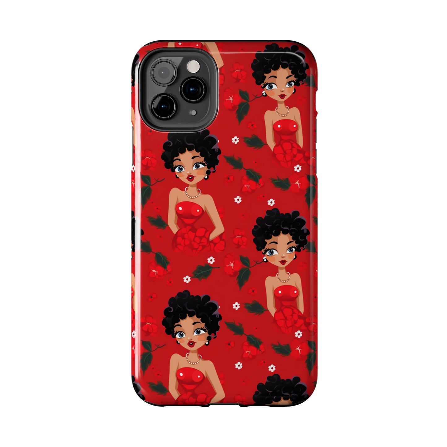 Black Betty Tough iPhone Case, African American Betty Boop iPhone Case