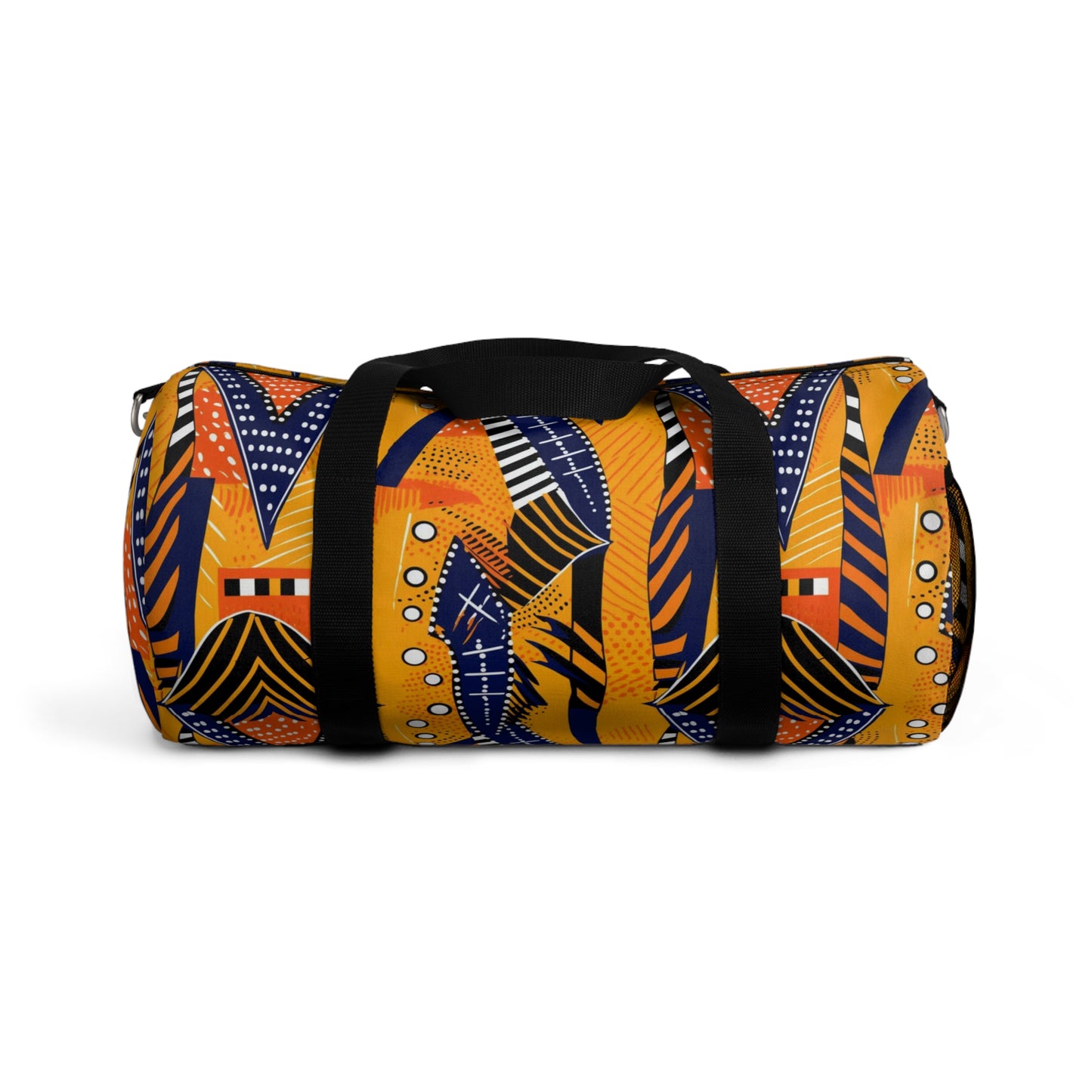 African Kente Inspired Print Duffel Bag ,Ethnic Print Travel Bag