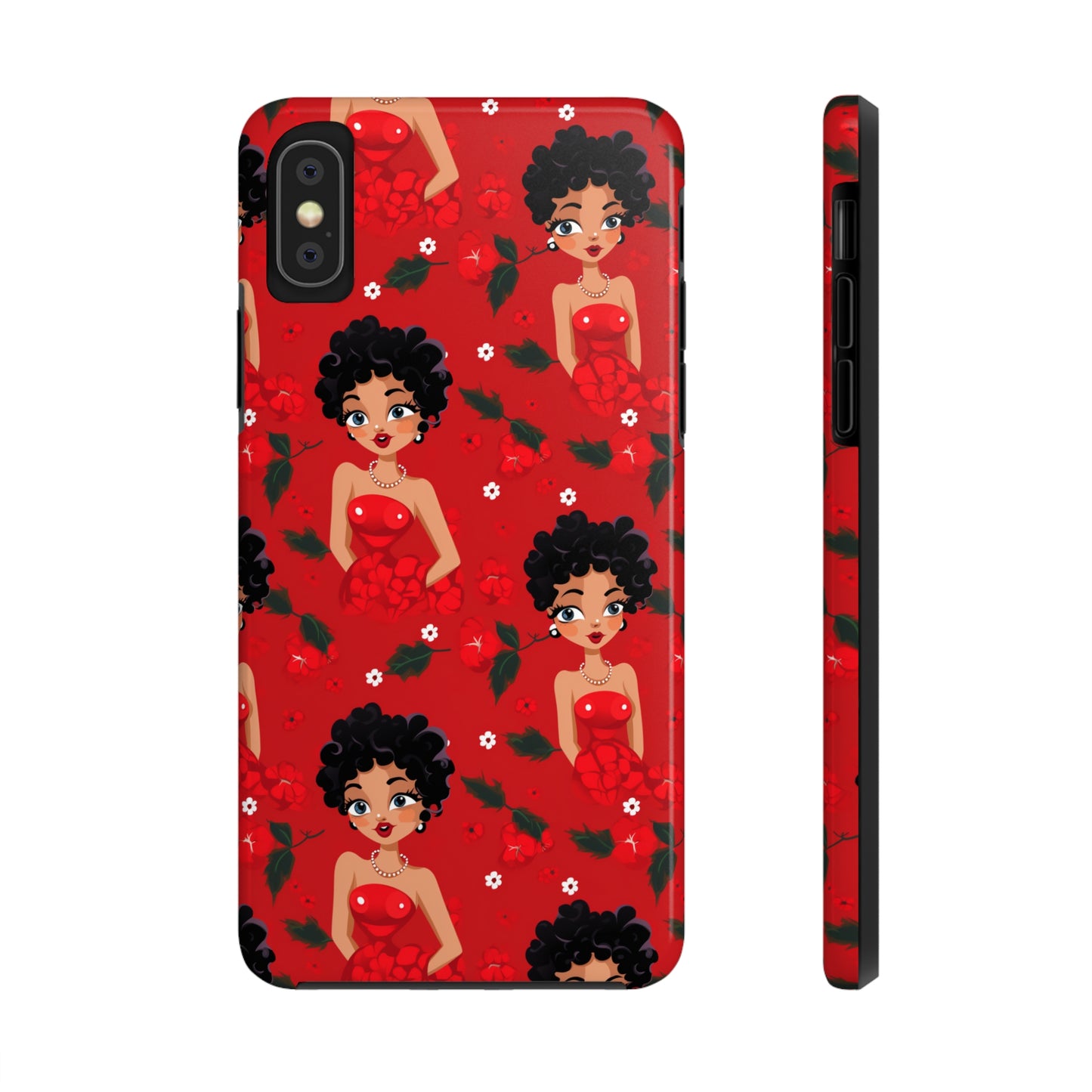 Black Betty Tough iPhone Case, African American Betty Boop iPhone Case