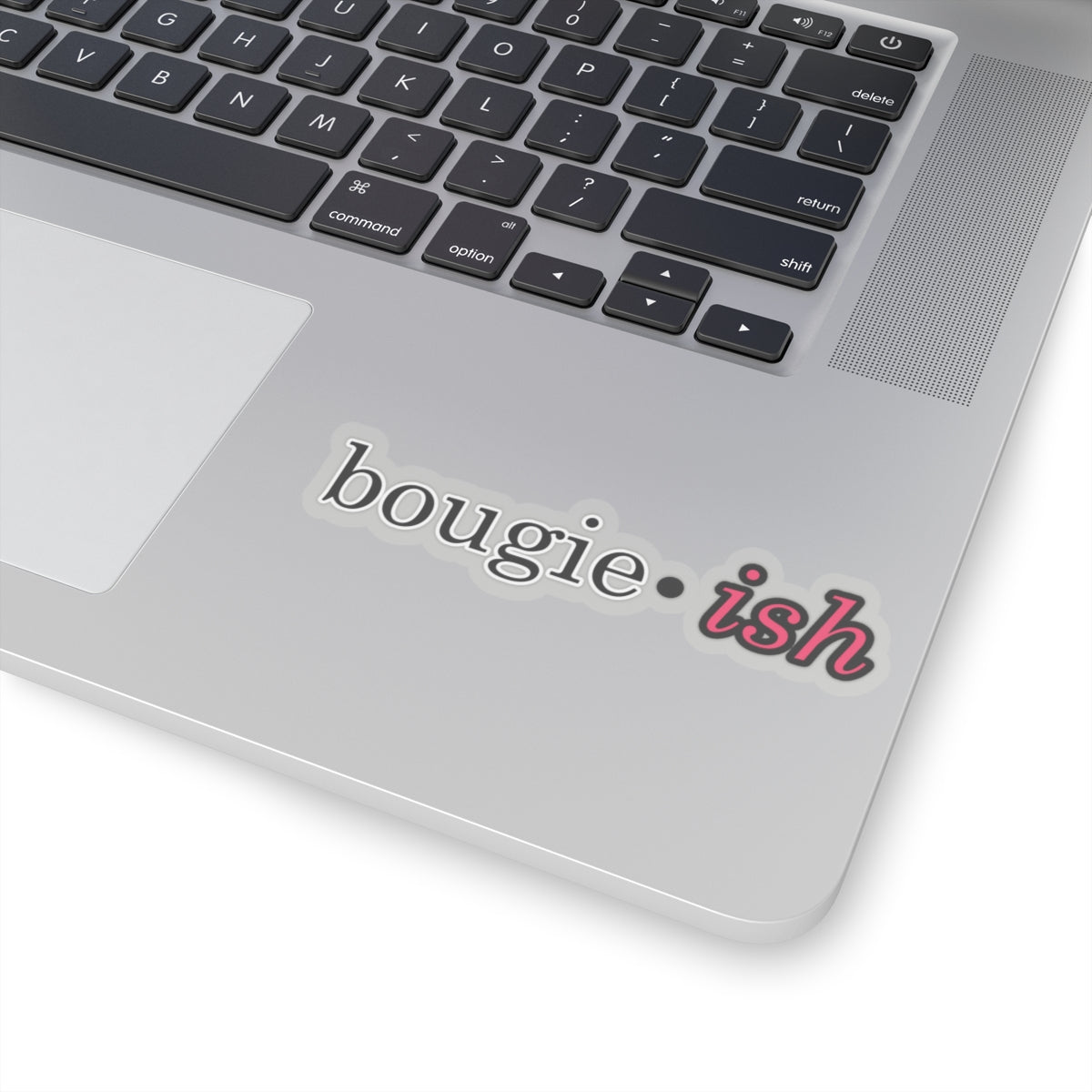 Bougie-ish Kiss Cut Vinyl Sticker, Bougie Craft Stationary, Bougie Baby, Pink White or Transparent Sticker