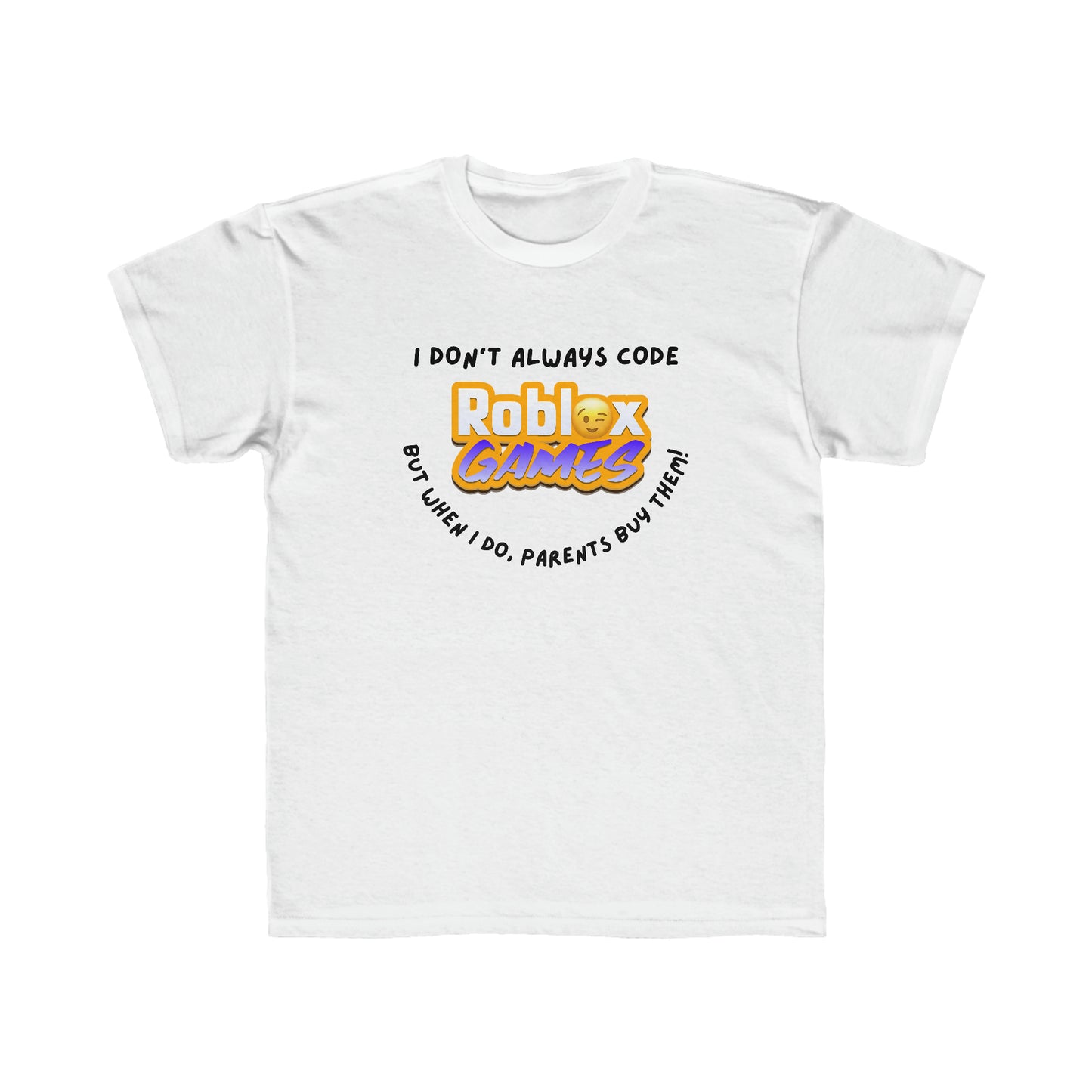 Roblox Game Coder Shirt | Sarcastic Kids' Game Developer Tee