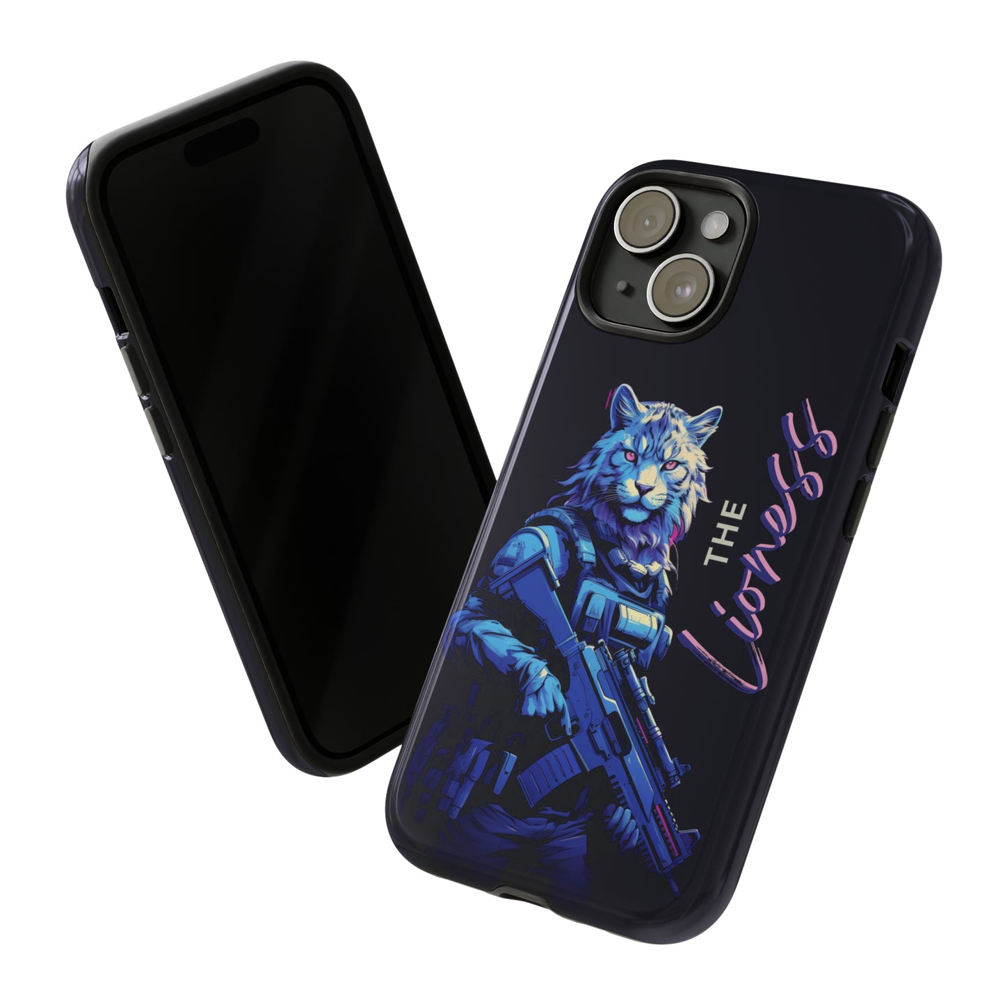 The Lioness Tough iPhone Case, Durable Dual-Layer Protection