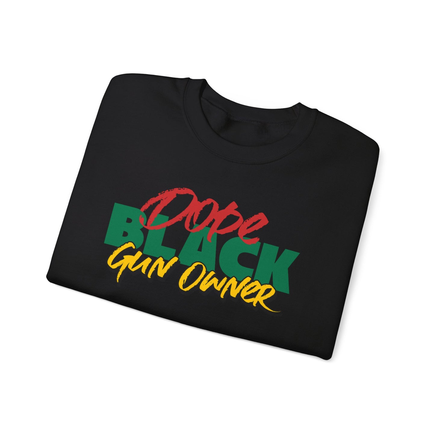 Dope Black Gun Owner Unisex Sweater, Black Self Defense Sweatshirt