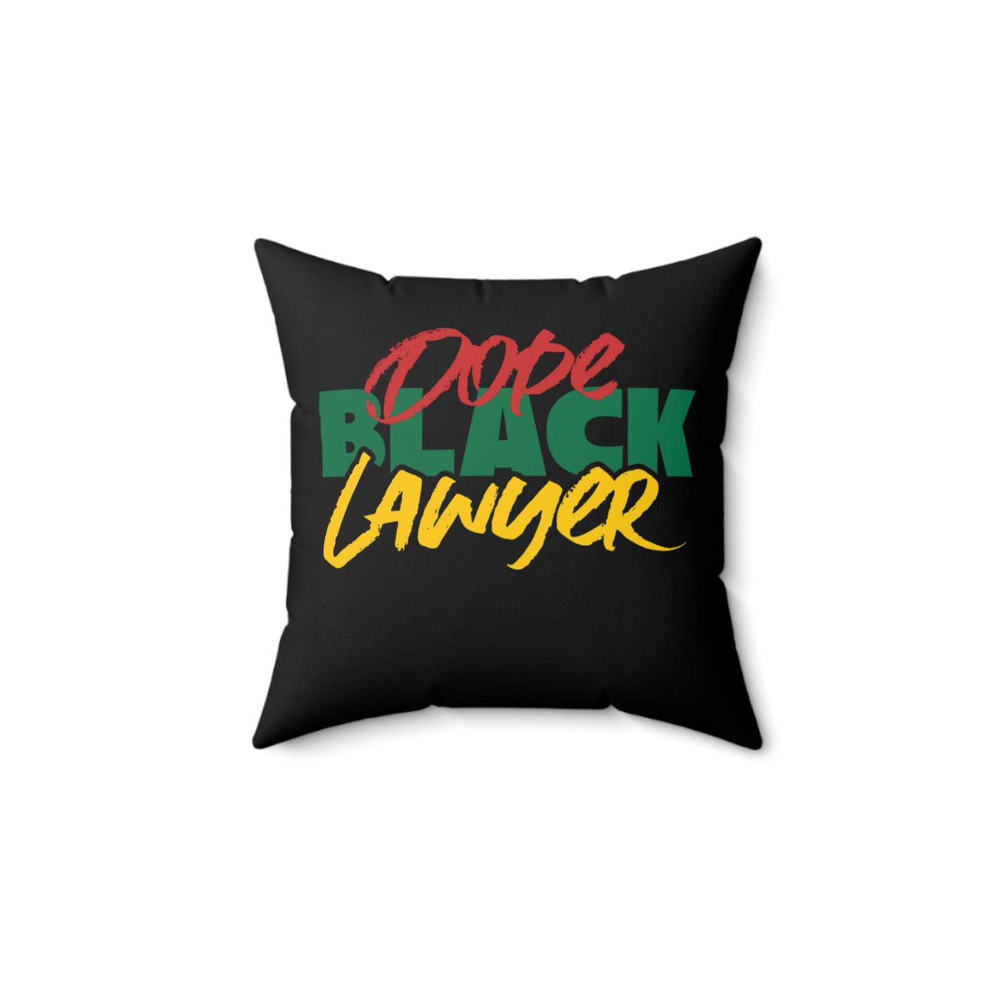 Dope Black Lawyer Indoor Pillow, Law Student Unique Home Decor, Attorney Gift