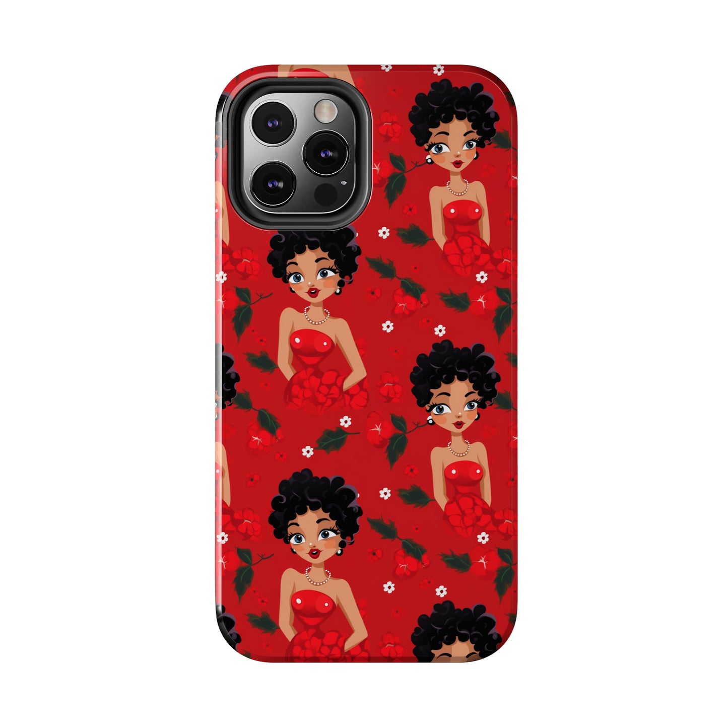 Black Betty Tough iPhone Case, African American Betty Boop iPhone Case