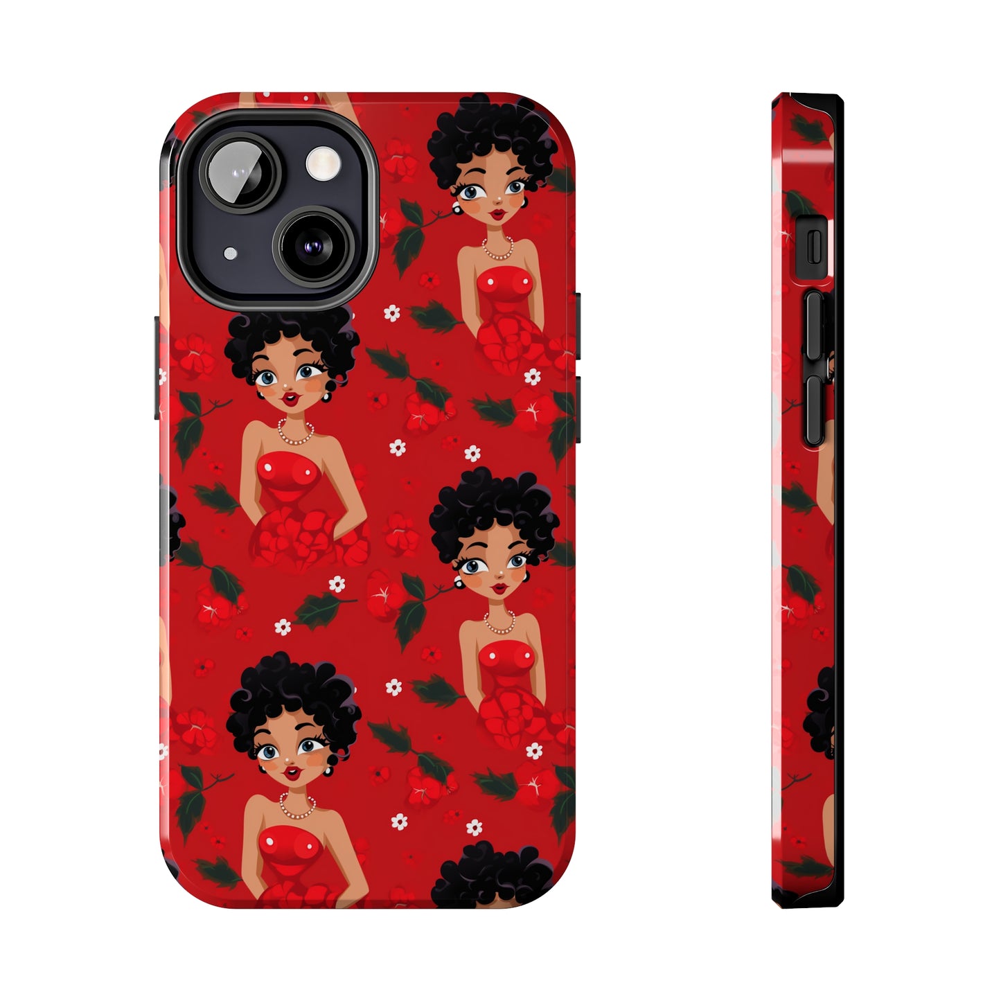 Black Betty Tough iPhone Case, African American Betty Boop iPhone Case