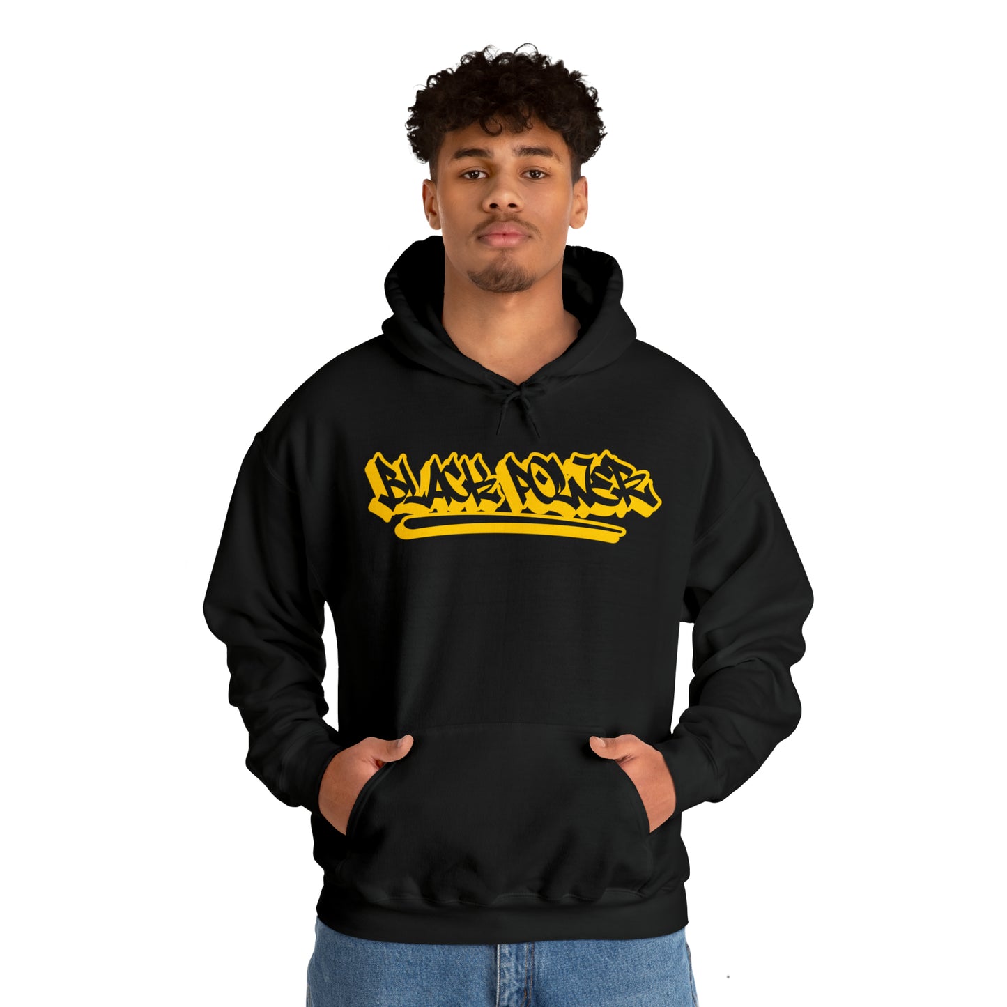 Black Power, Black Empowerment Graffiti Style Text Unisex Hoodie