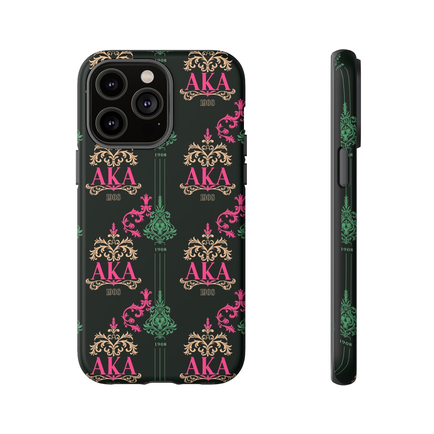 Alpha Kappa Alpha Tough iPhone Case, Dual-Layer Protection