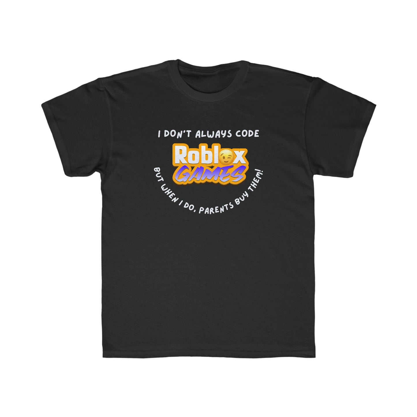 Roblox Game Coder Shirt | Sarcastic Kids' Game Developer Tee