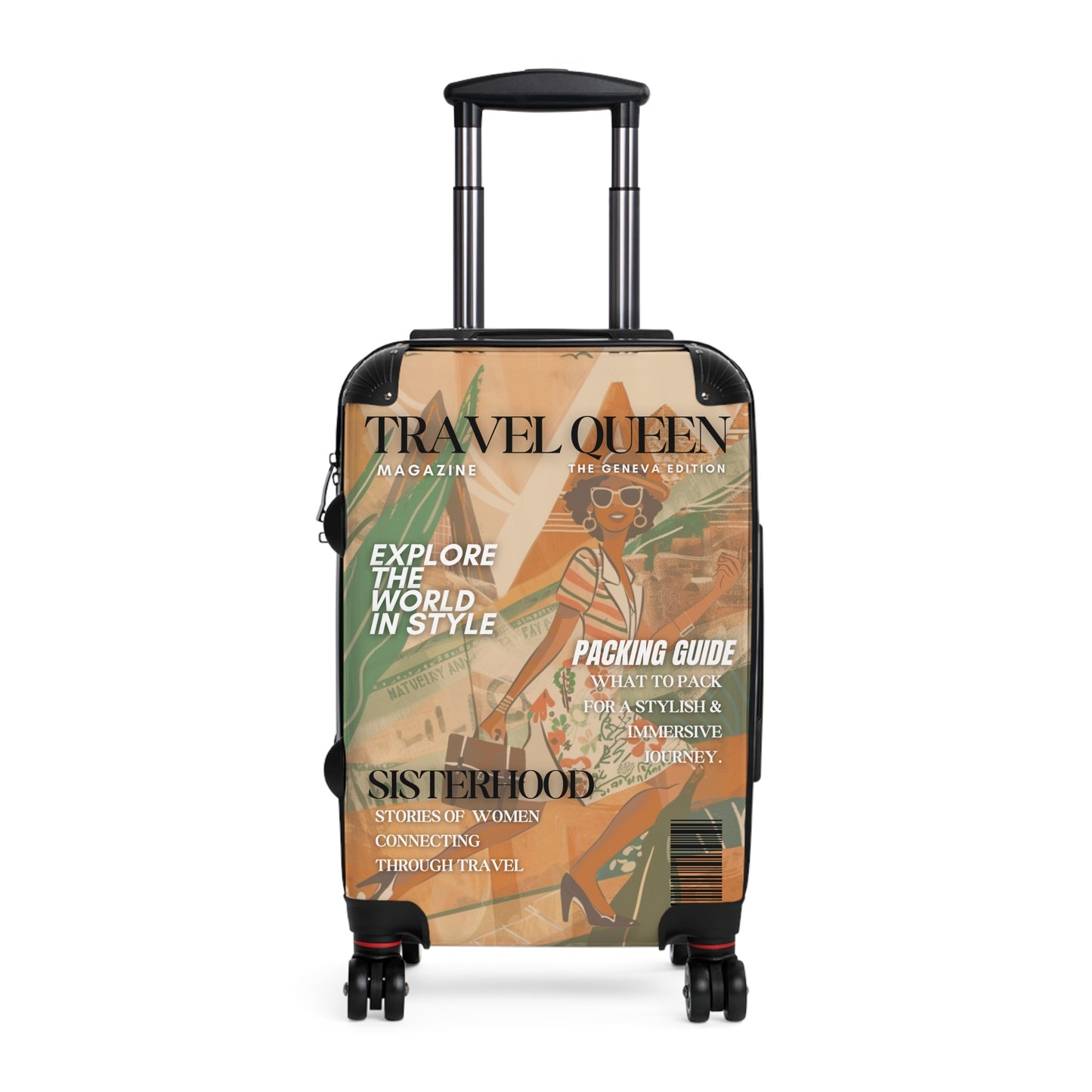 Customizable Travel Queen Rolling Luggage -Personalized Travel Bag