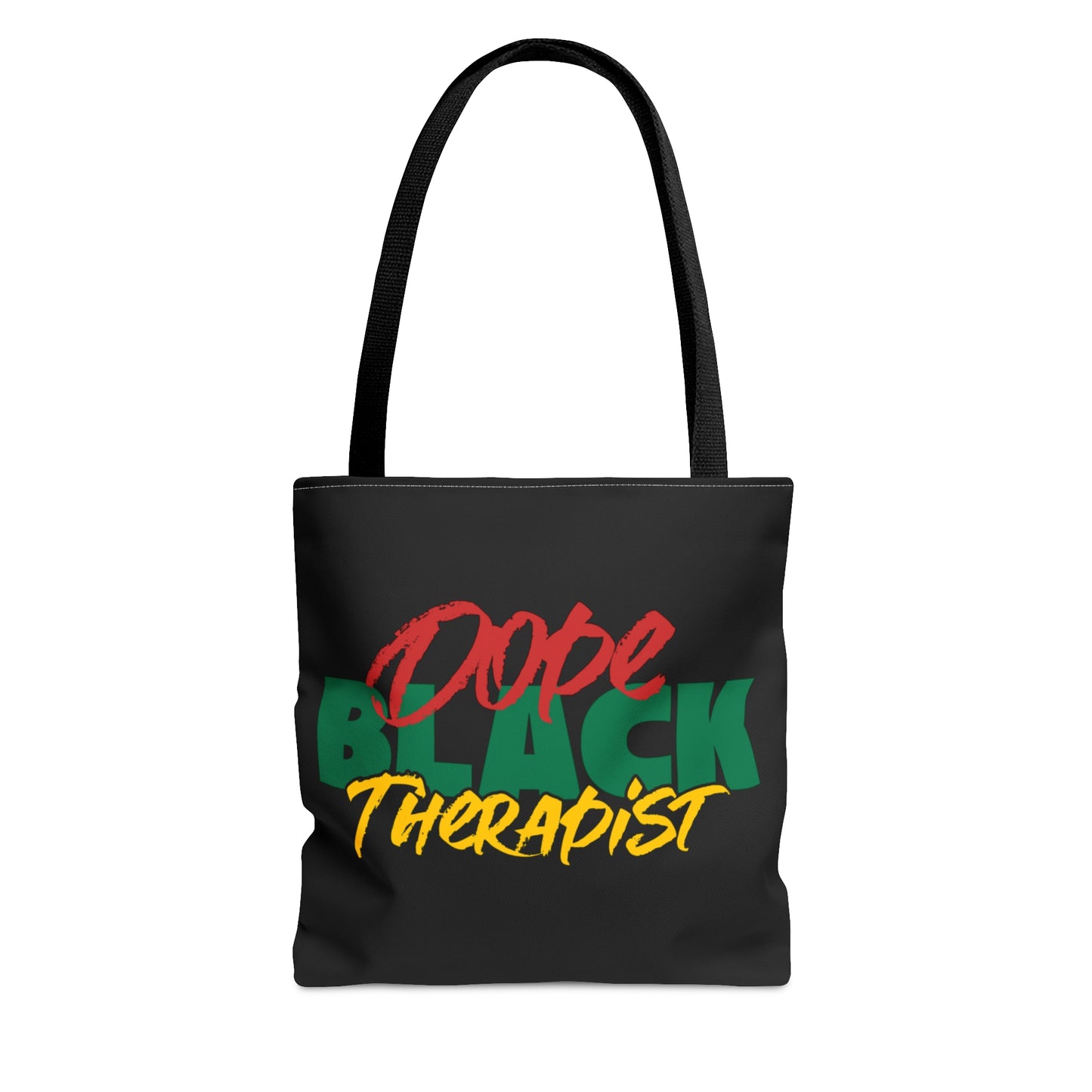 Black Medical Therapist Tote Bag, Mental Health Professionals Gift