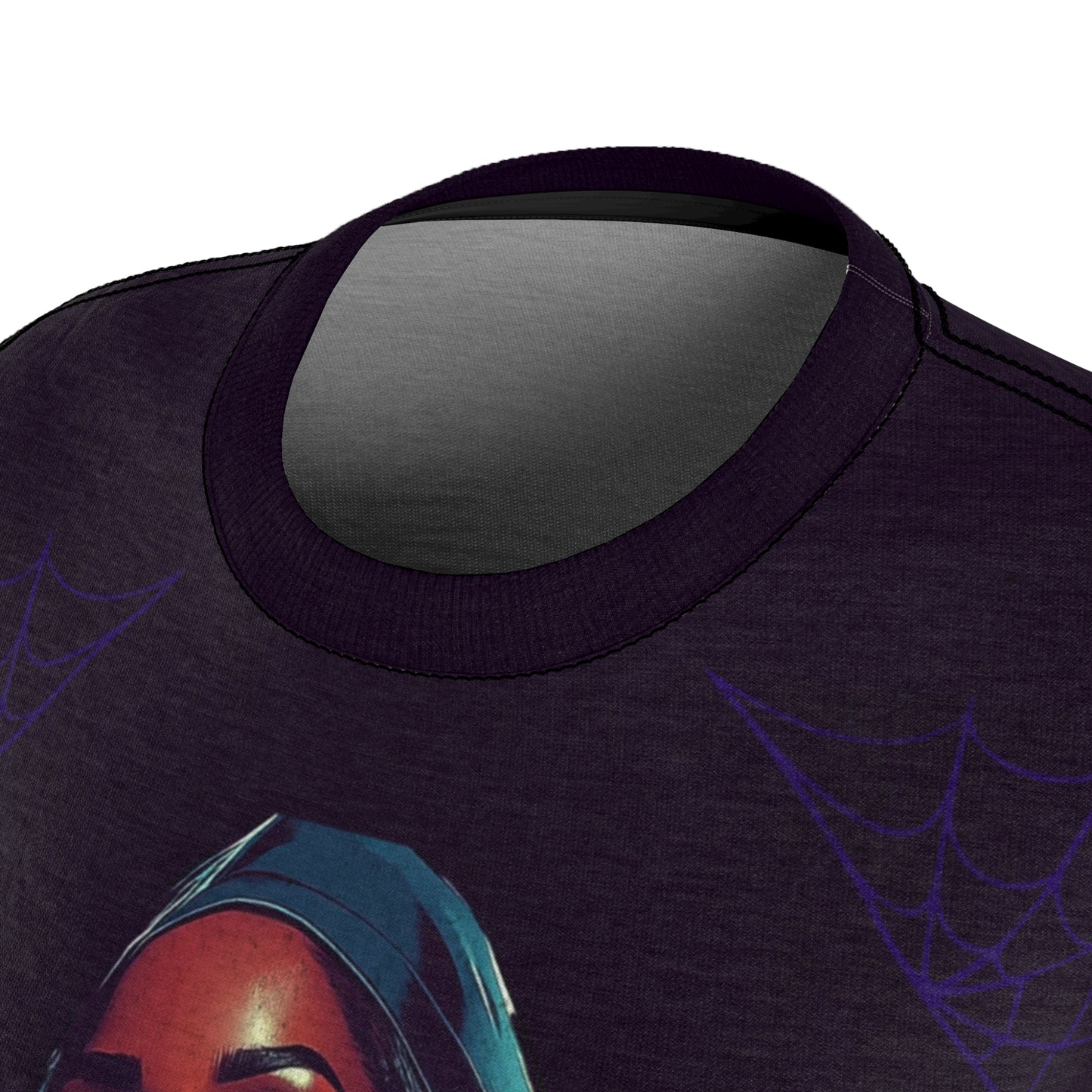 Nurse Themed Halloween Top, Black Nurse Spooky Season Tee, Festive Cut & Sew T-Shirt