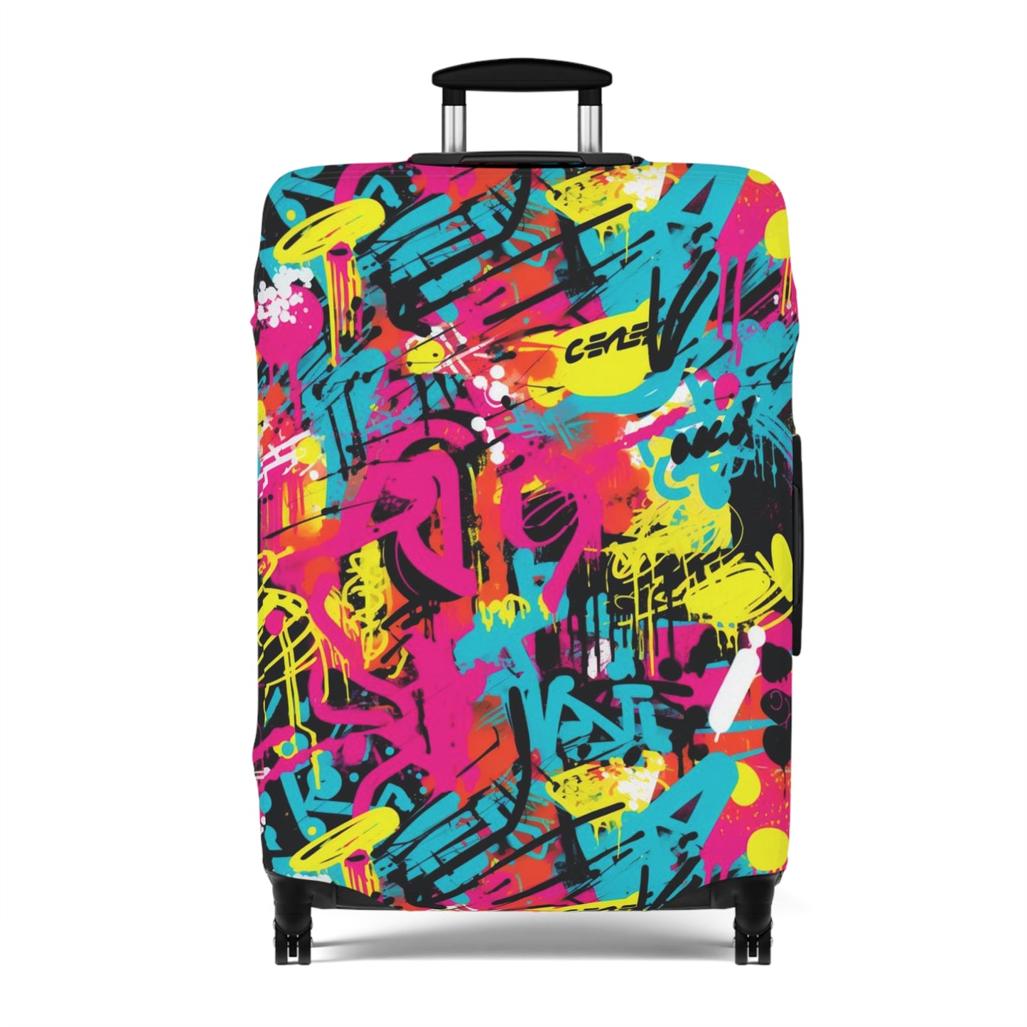 Urban Graffiti Pop ArtLuggage Cover, Street Art Suitcase Luggage Protector For Kids