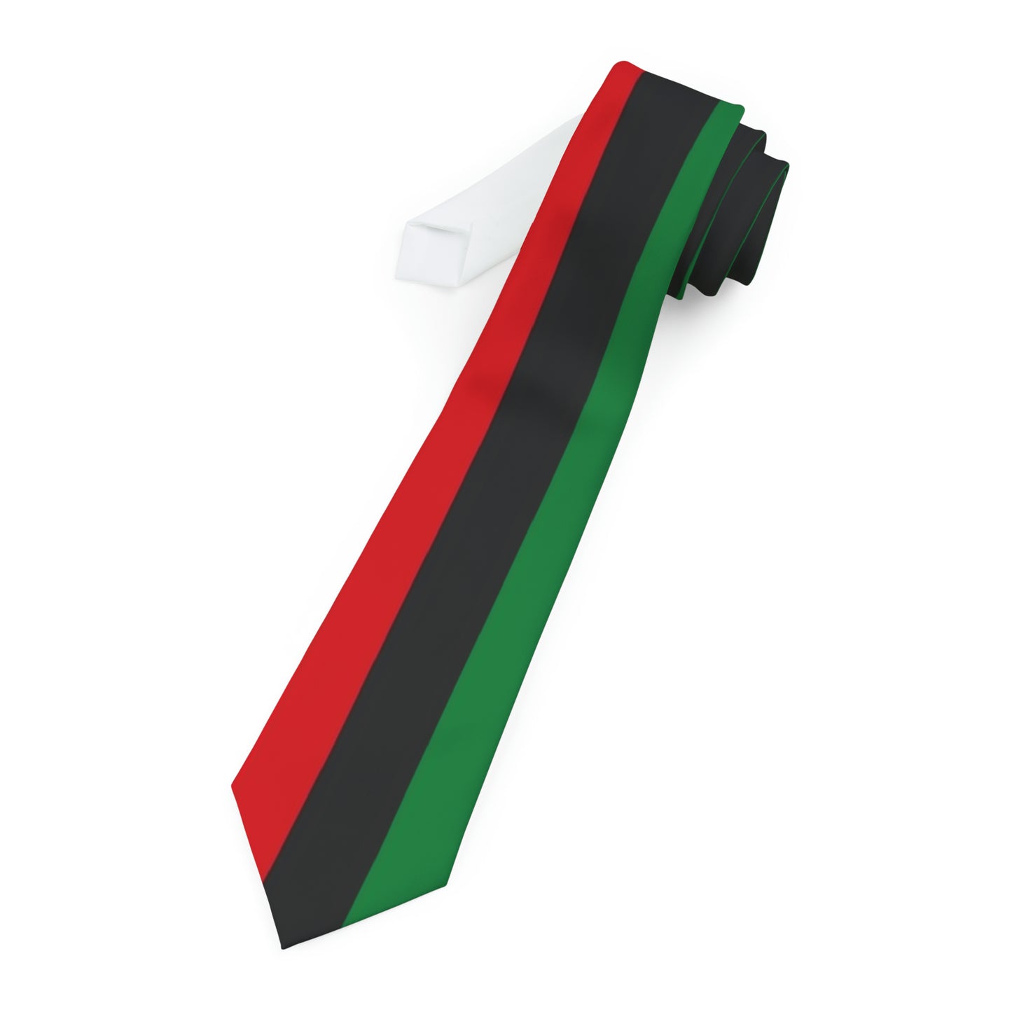 Red Black and Green Men's Tie, Marcus Garvey Pan African Men's Apparel