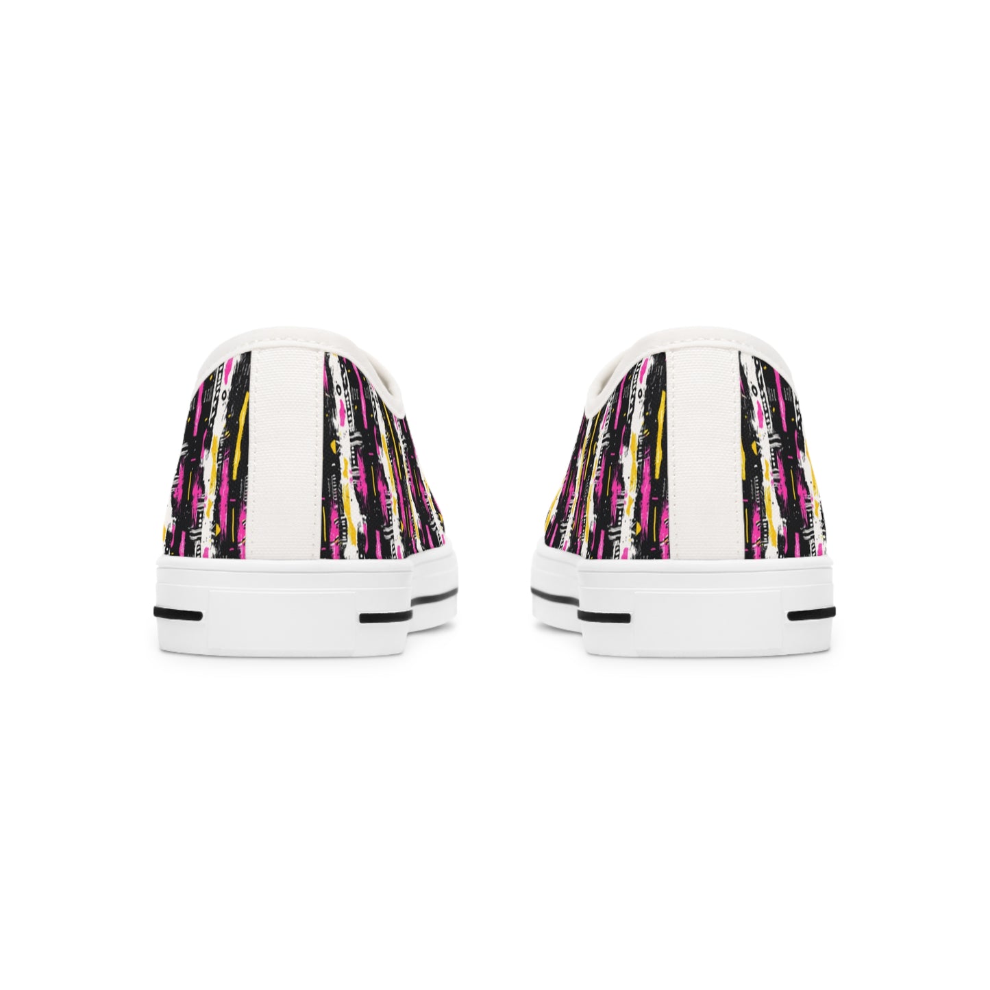 Women's Abstract Print Sneakers, Artistic Footwear