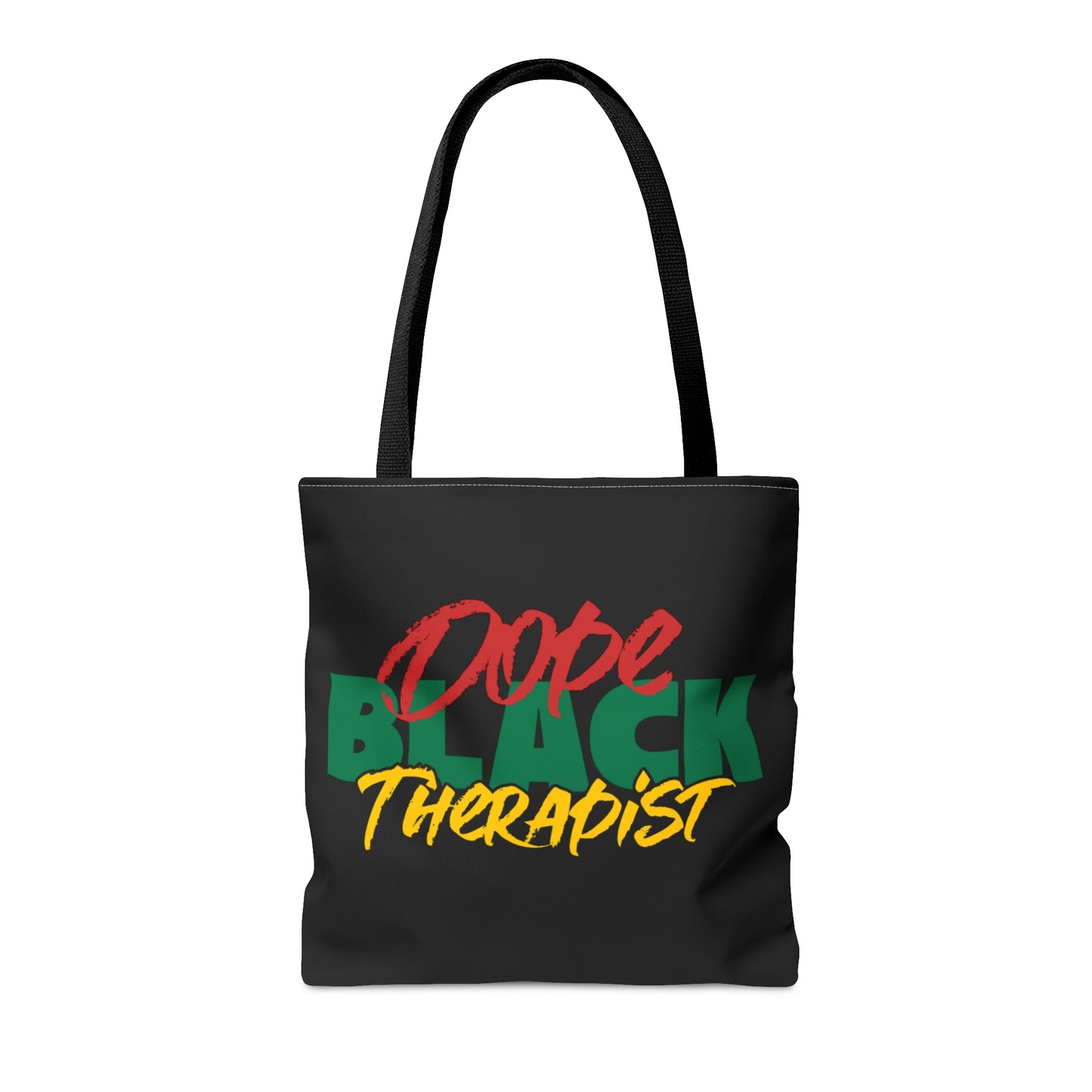 Black Medical Therapist Tote Bag, Mental Health Professionals Gift