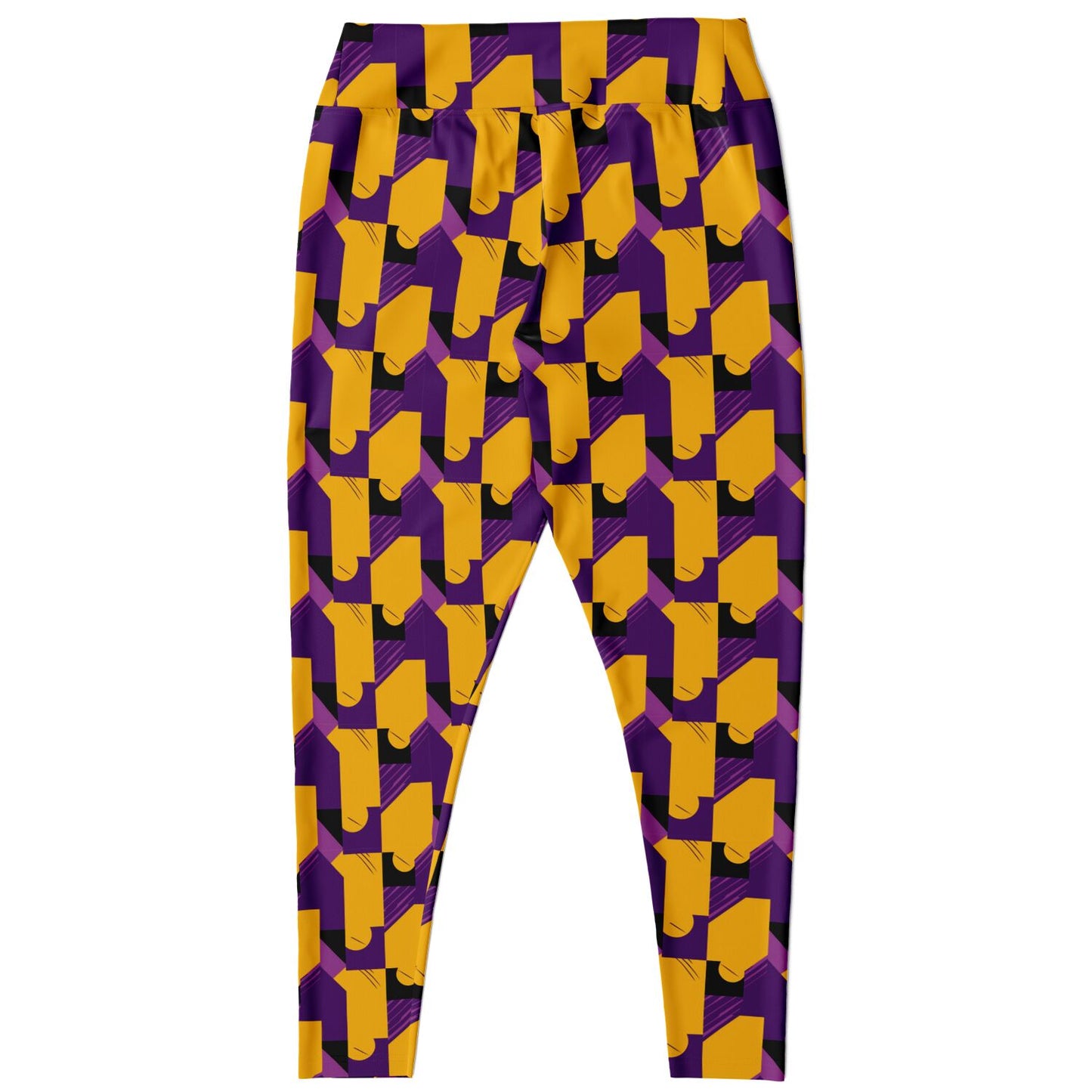 Laker Fan Purple & Gold Plus Size 2XL - 6XL Leggings, Los Angeles Basketball Fan Women's Leggings