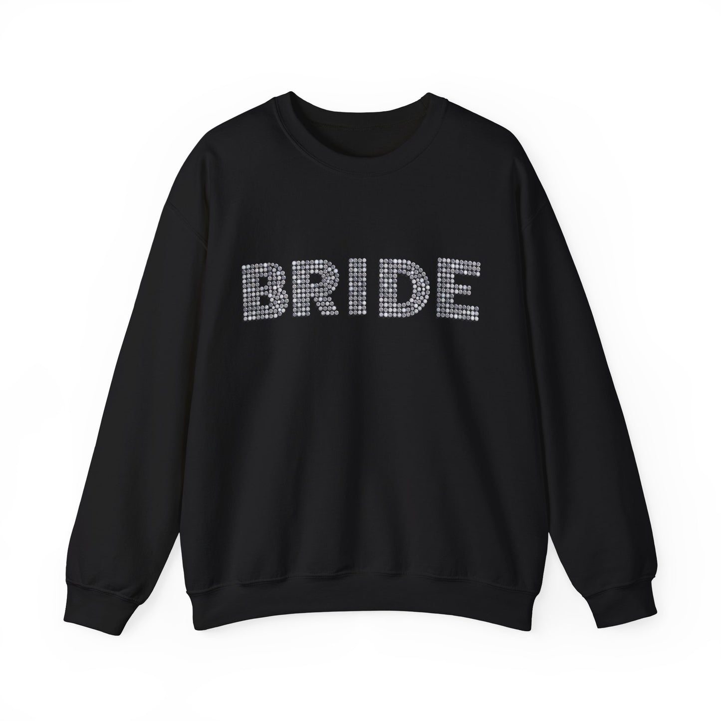 Diamond Print Bride Women's Crewneck Sweatshirt,  Shimmering Elegance Bride To Be Sweatshirt