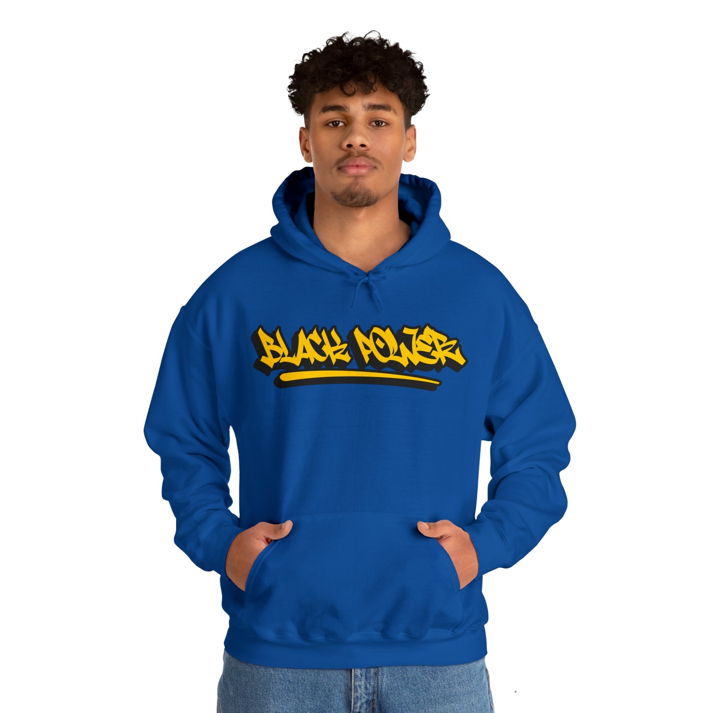 Black Power, Black Empowerment Graffiti Style Text Unisex Hoodie