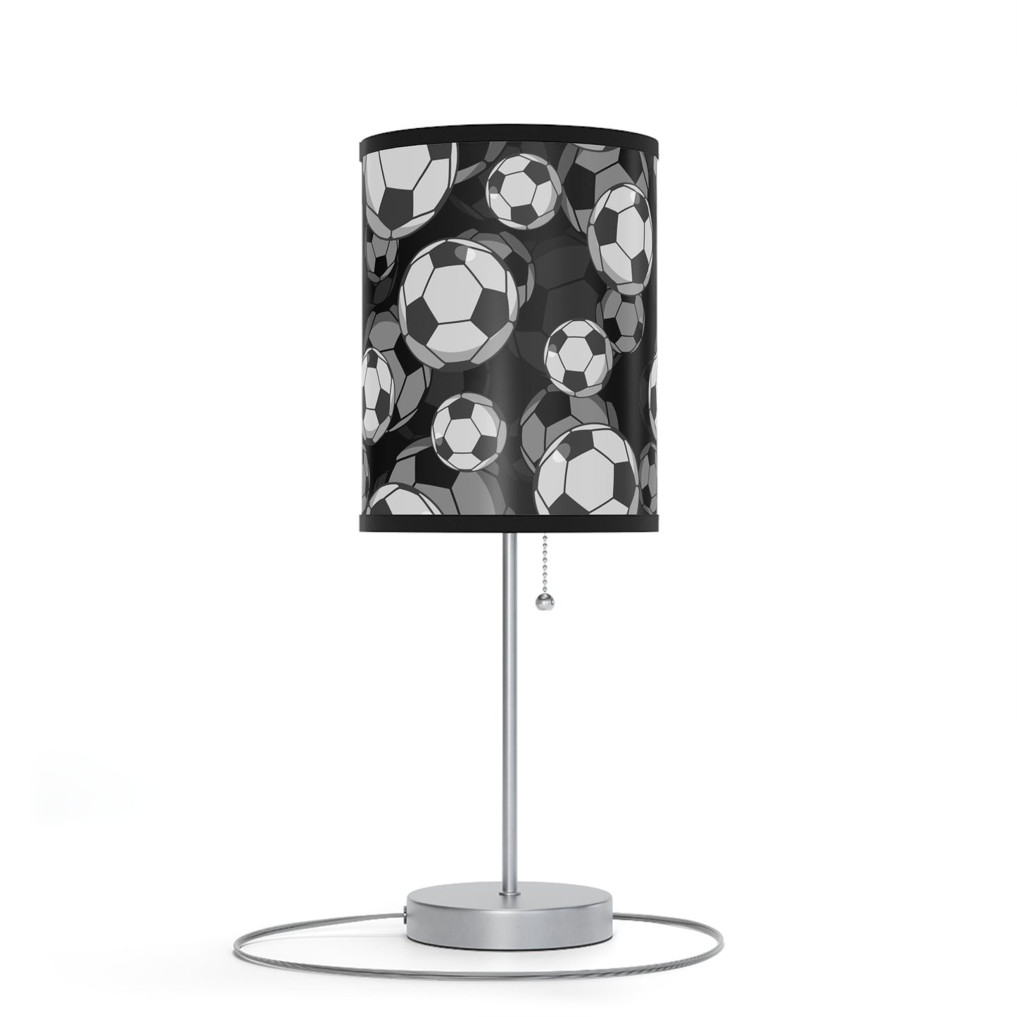 Soccer Fan Table Lamp, Soccer Player Merch, 3D Soccer Lamp Shade, Sports Player Gift - Free Shipping