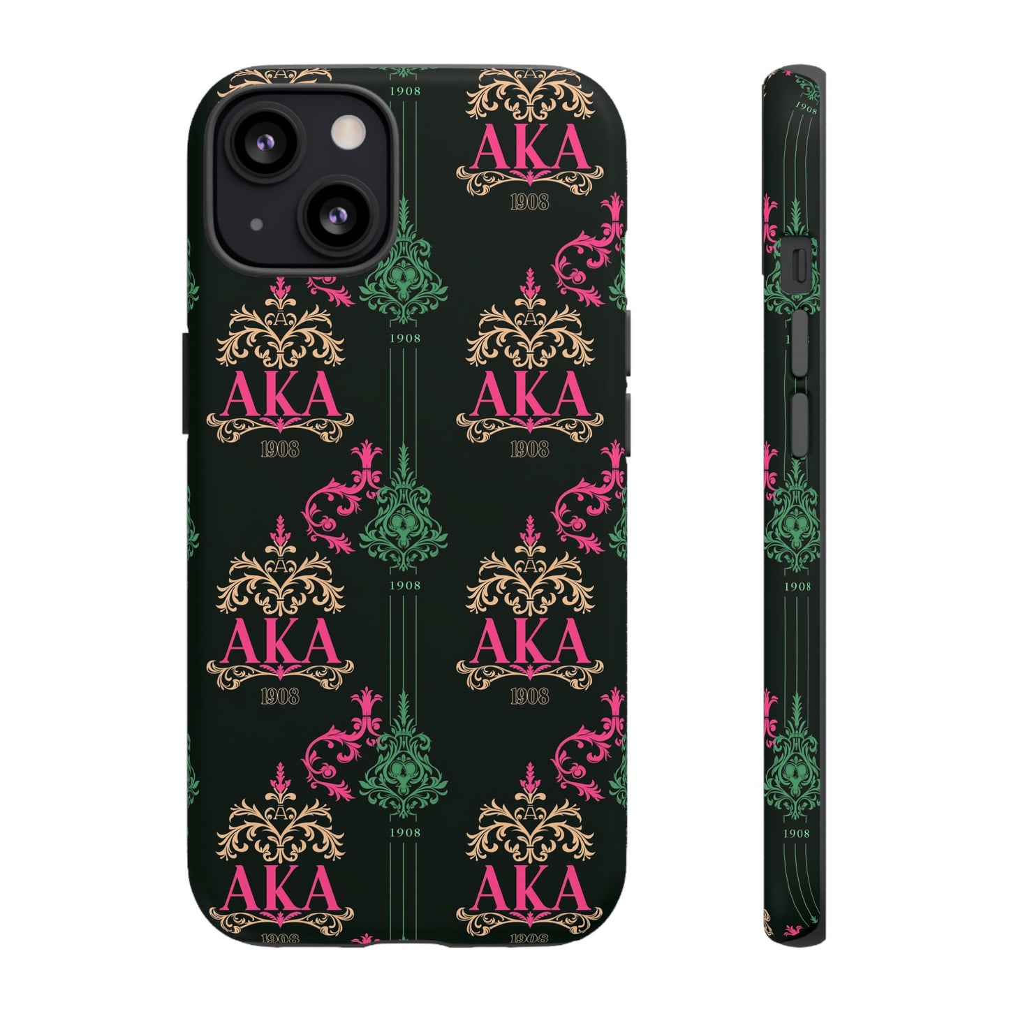 Alpha Kappa Alpha Tough iPhone Case, Dual-Layer Protection