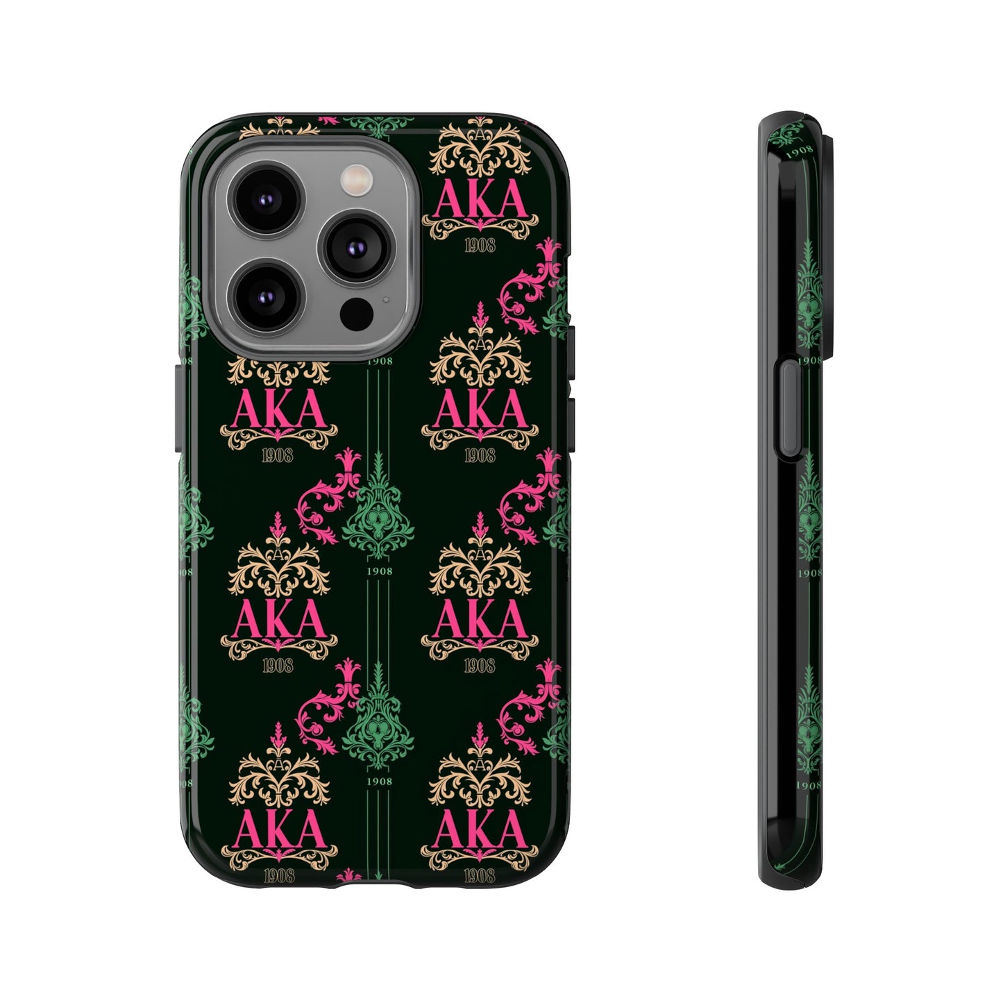 Alpha Kappa Alpha Tough iPhone Case, Dual-Layer Protection