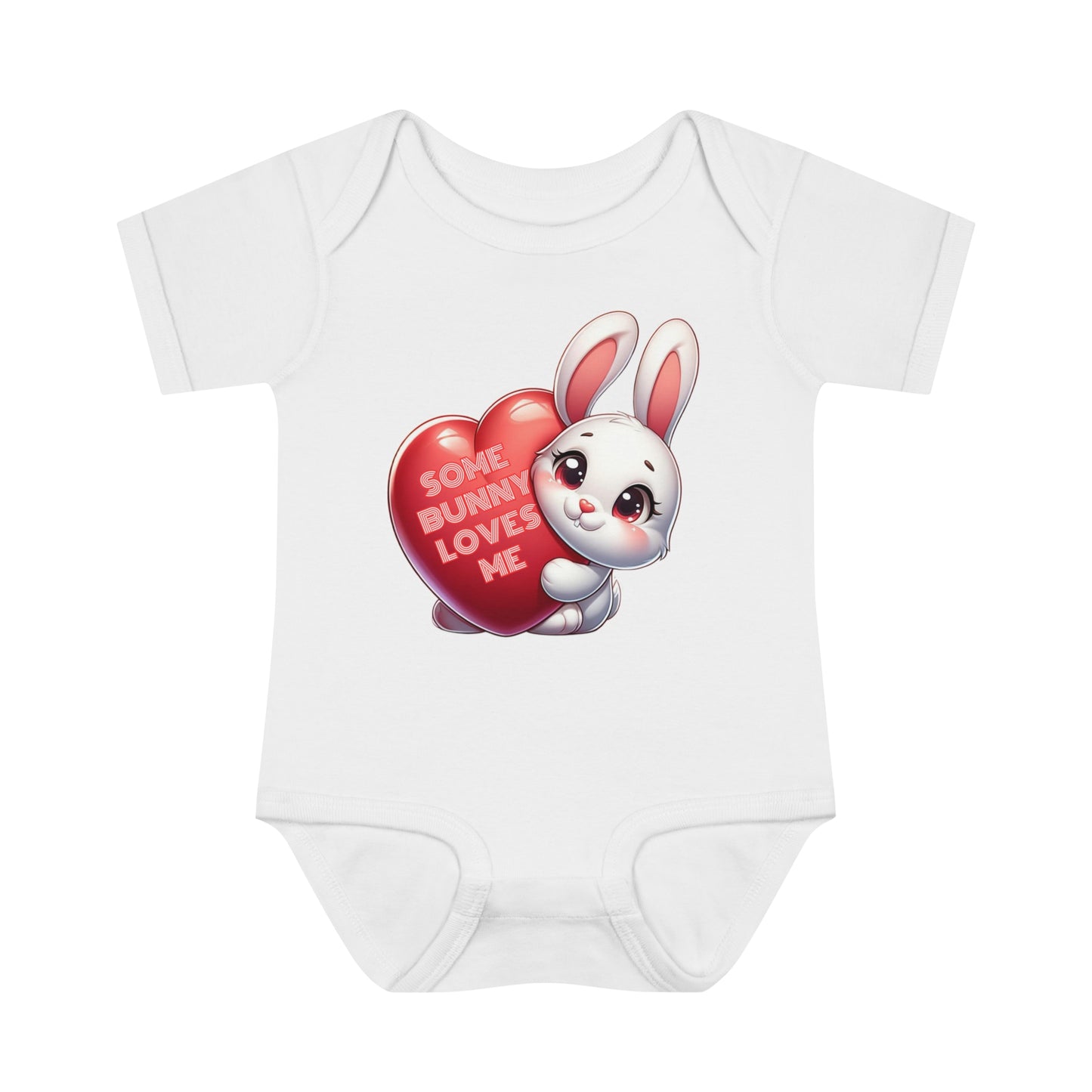 Some Bunny Loves Me Easter Bunny Infant Bodysuit, Funny Easter Themed Baby Onesie