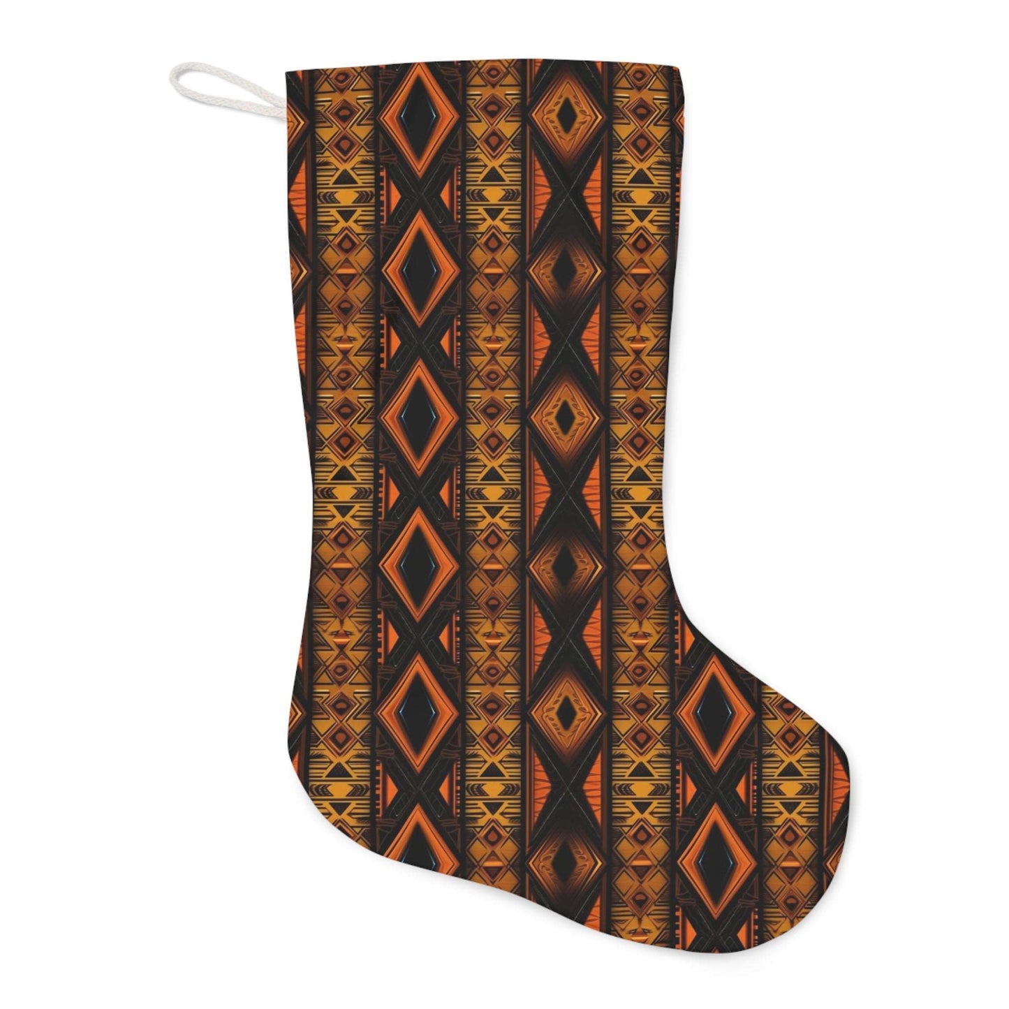 African Print Ankara Style Holiday Christmas Stocking