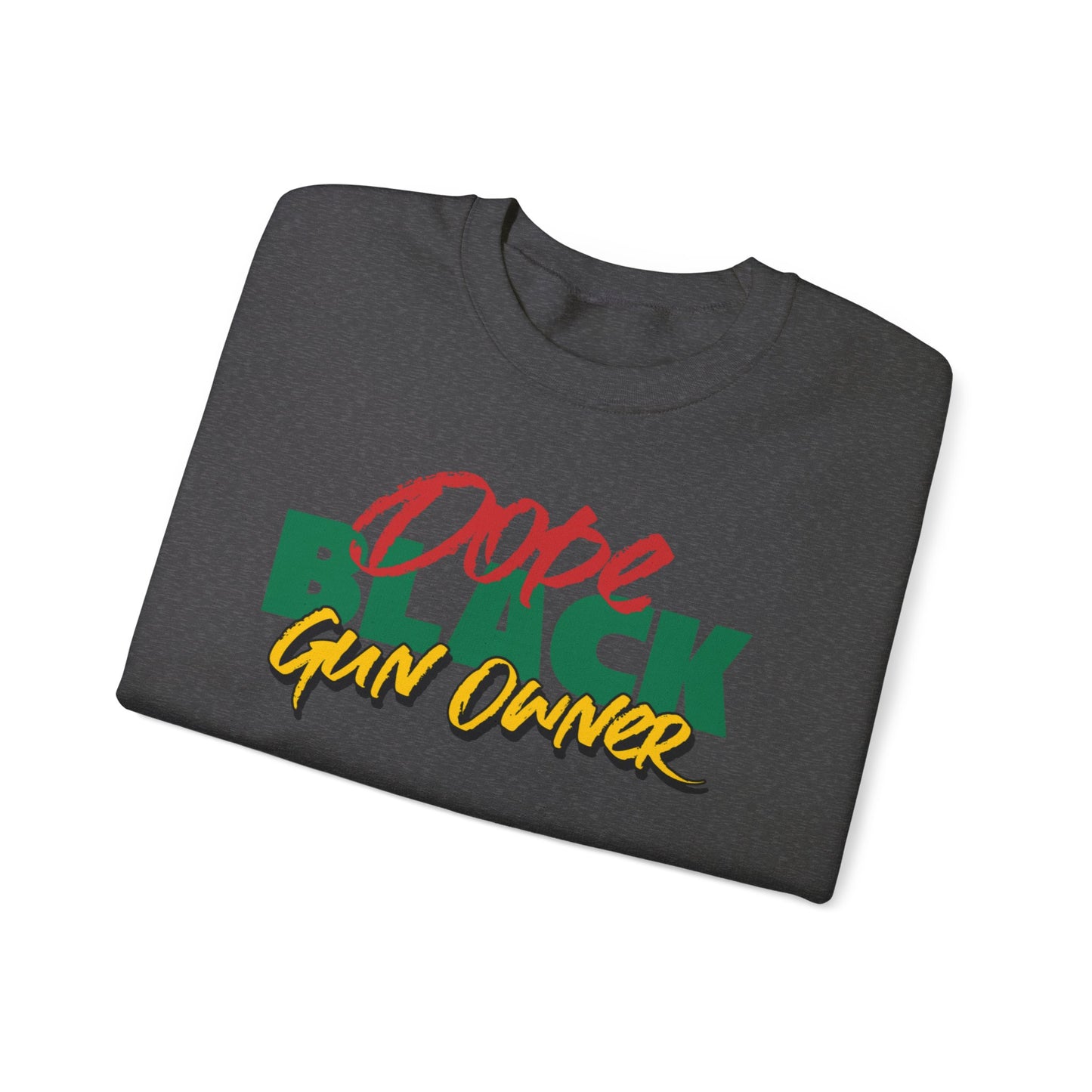 Dope Black Gun Owner Unisex Sweater, Black Self Defense Sweatshirt