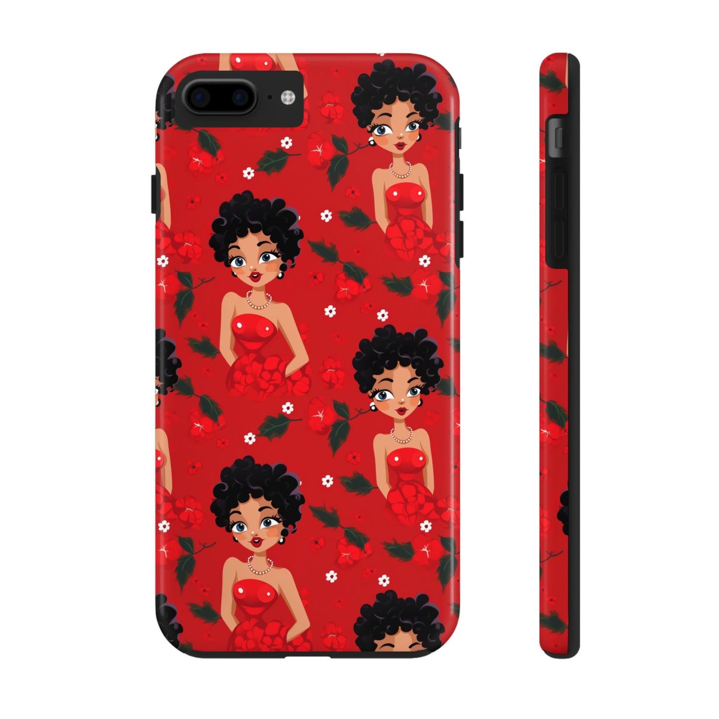 Black Betty Tough iPhone Case, African American Betty Boop iPhone Case