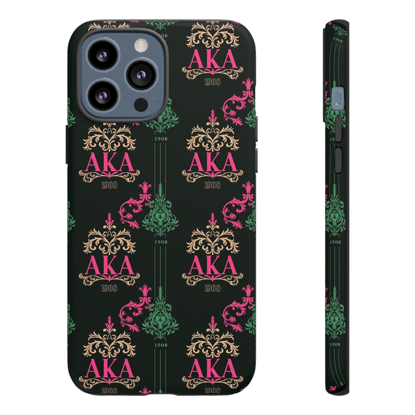 Alpha Kappa Alpha Tough iPhone Case, Dual-Layer Protection