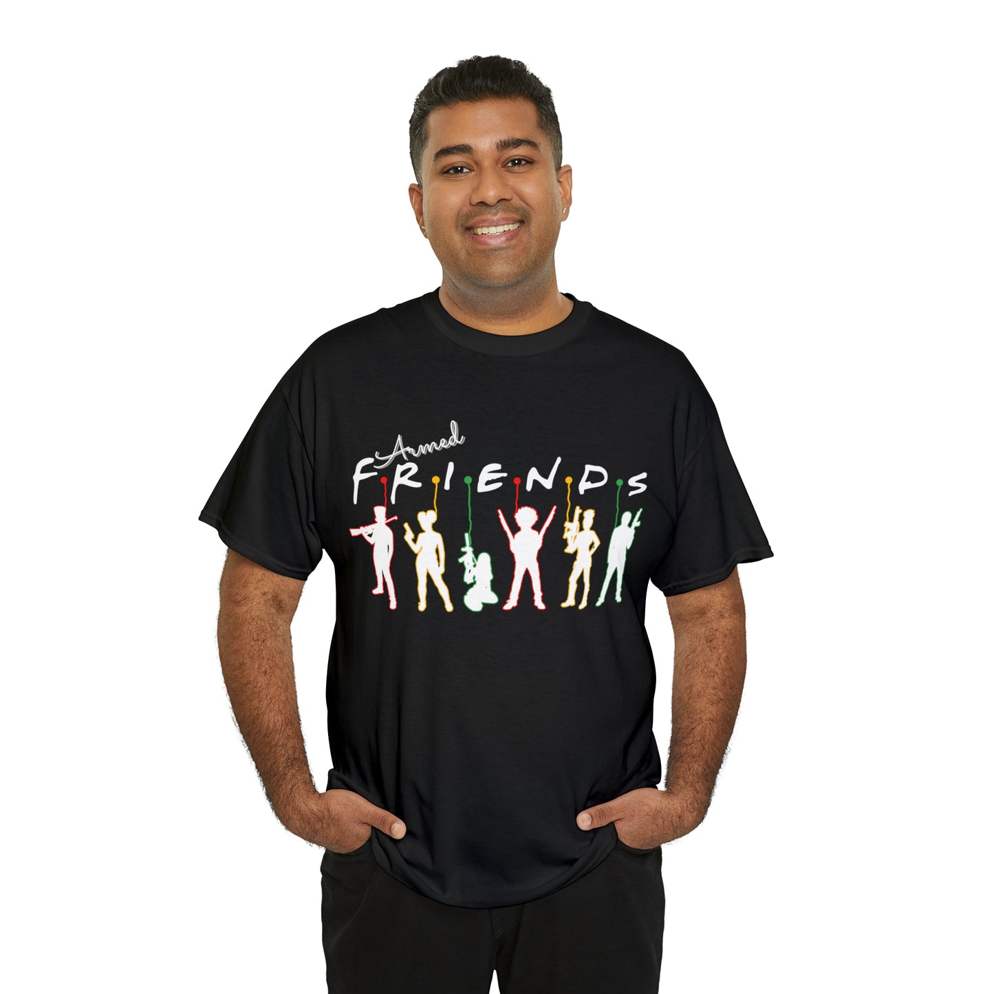 Armed Friends Unisex Cotton T-Shirt, 2nd Amendment Friends Who Shoot Together T-Shit