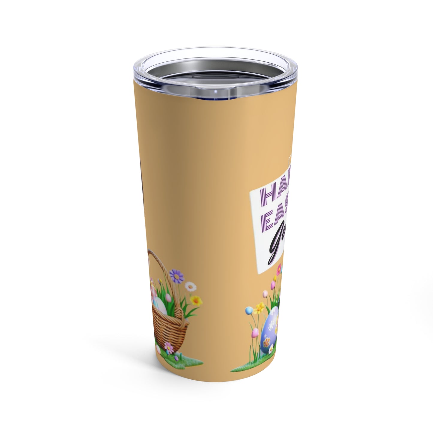 Personalized Name Easter Themed 20 oz Reusable Tumbler