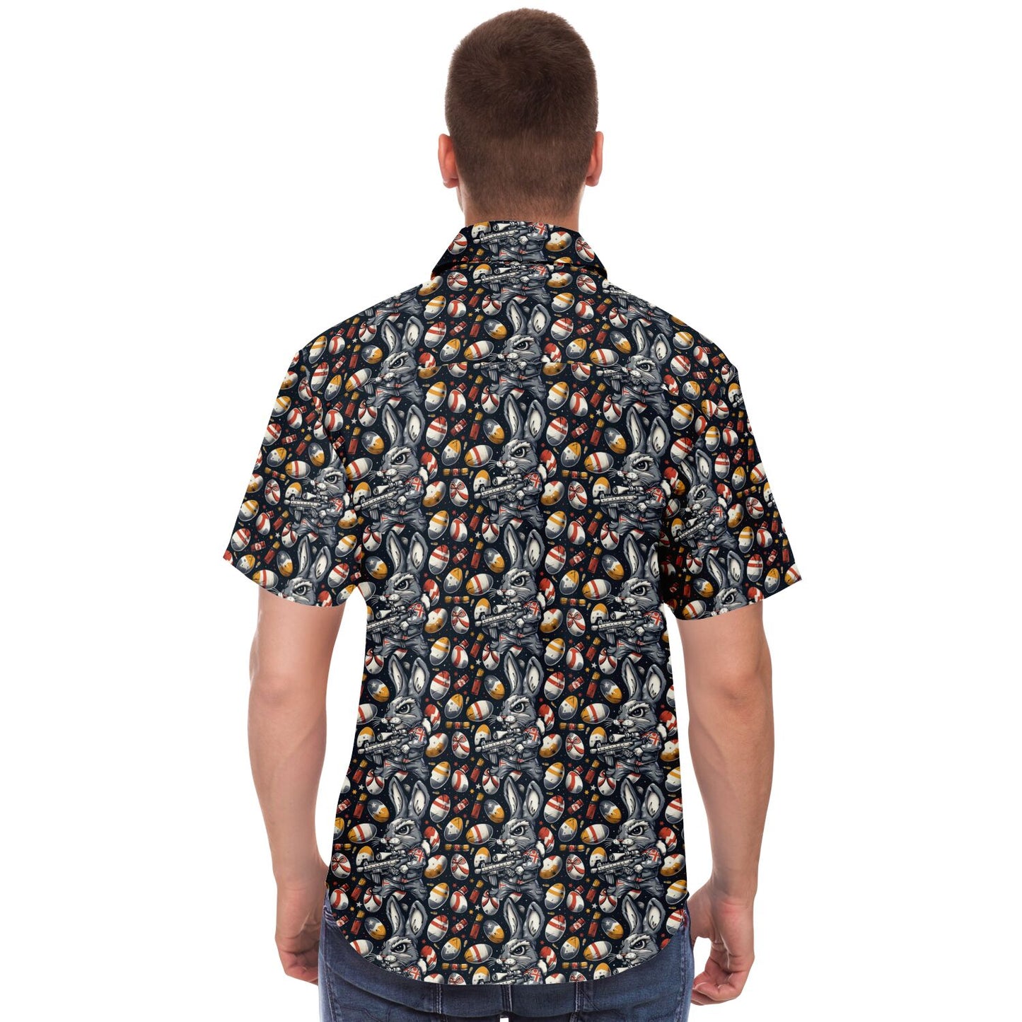 Urban Hopper: Graffiti Bunny & Gun Easter Edition Men's Shirt