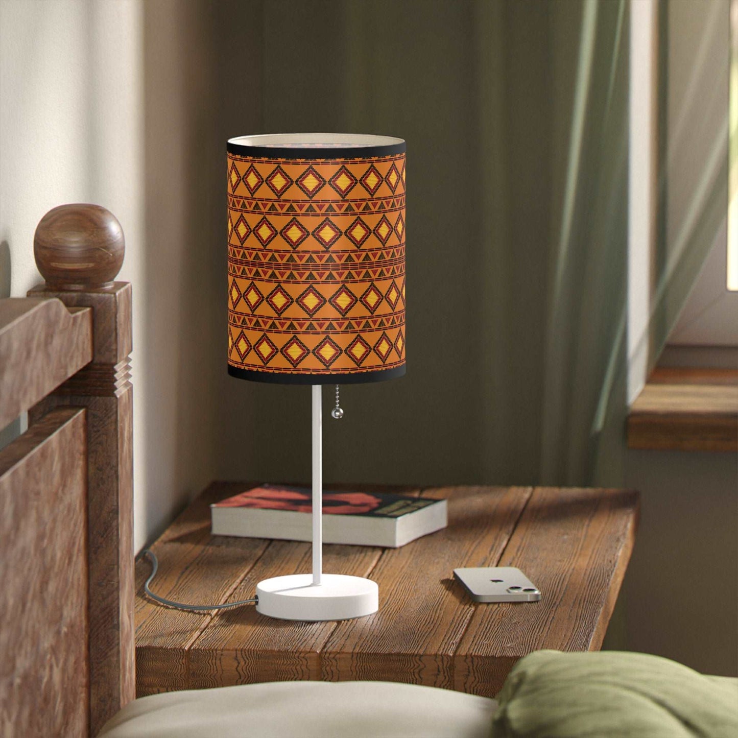 African Wax Print African Ankara Print Lamp on a Stand African Home Decor