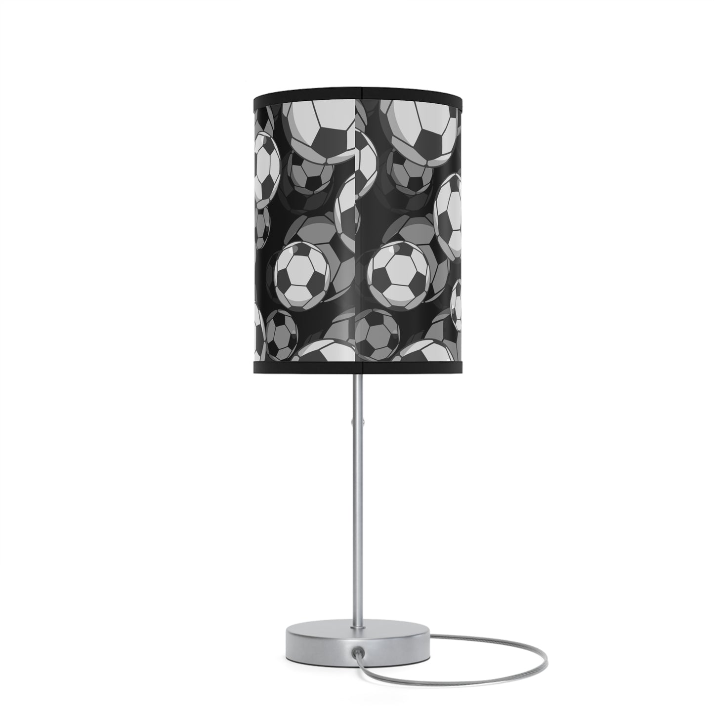 Soccer Fan Table Lamp, Soccer Player Merch, 3D Soccer Lamp Shade, Sports Player Gift - Free Shipping