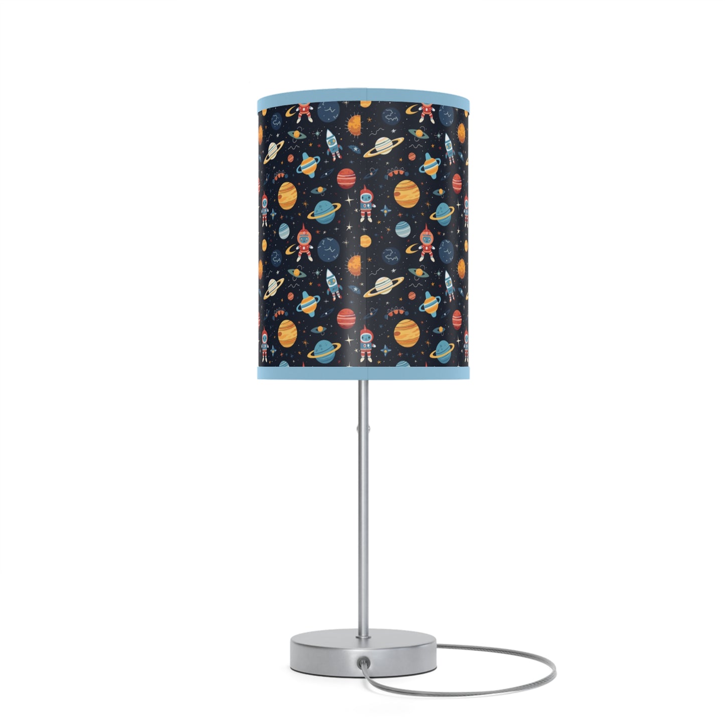 Galactic Explorer Space-Themed Table Lamp for Children's Bedrooms