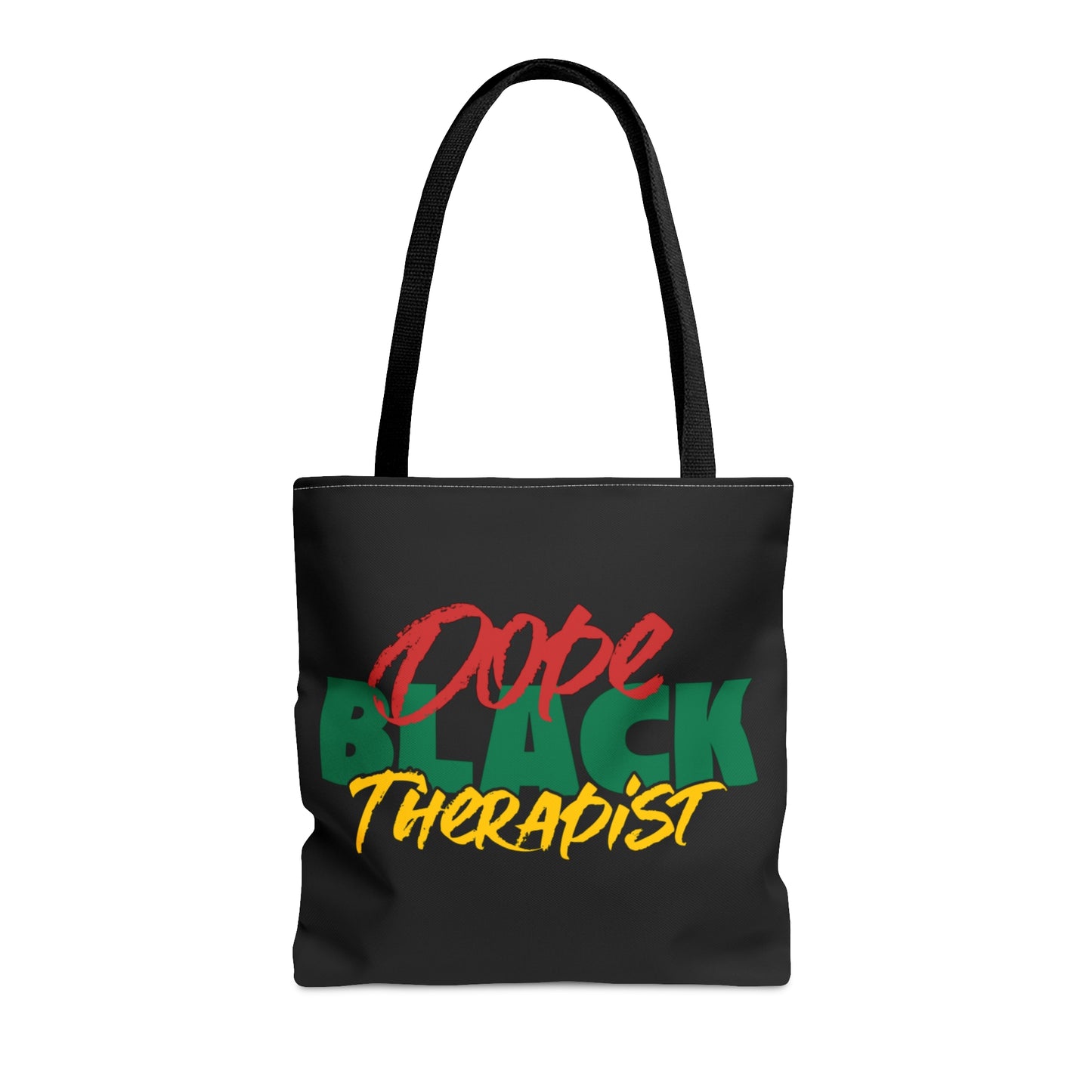 Black Medical Therapist Tote Bag, Mental Health Professionals Gift