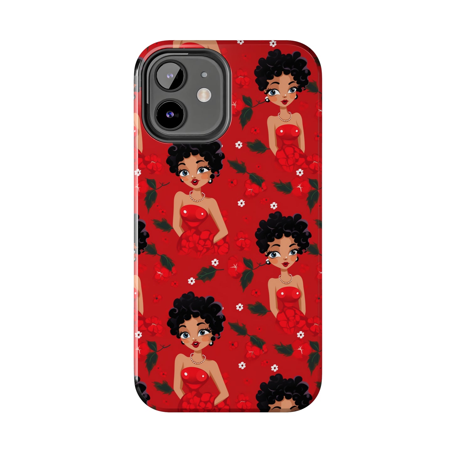 Black Betty Tough iPhone Case, African American Betty Boop iPhone Case