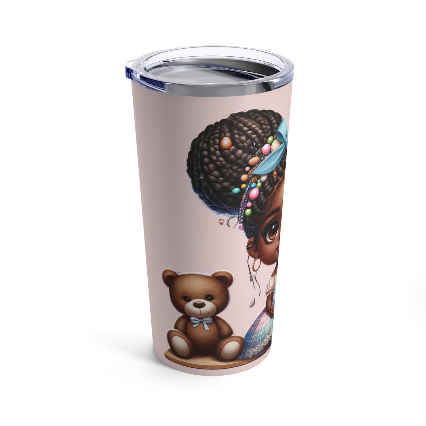 Personalized Happy Easter 20oz Tumbler - Custom Name Stainless Steel Drinkware