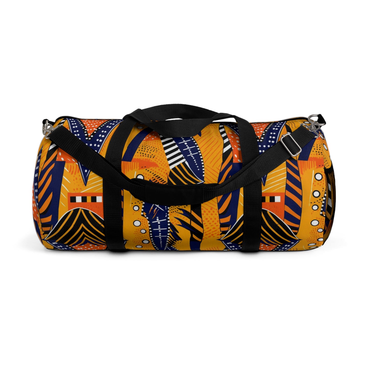 African Kente Inspired Print Duffel Bag ,Ethnic Print Travel Bag