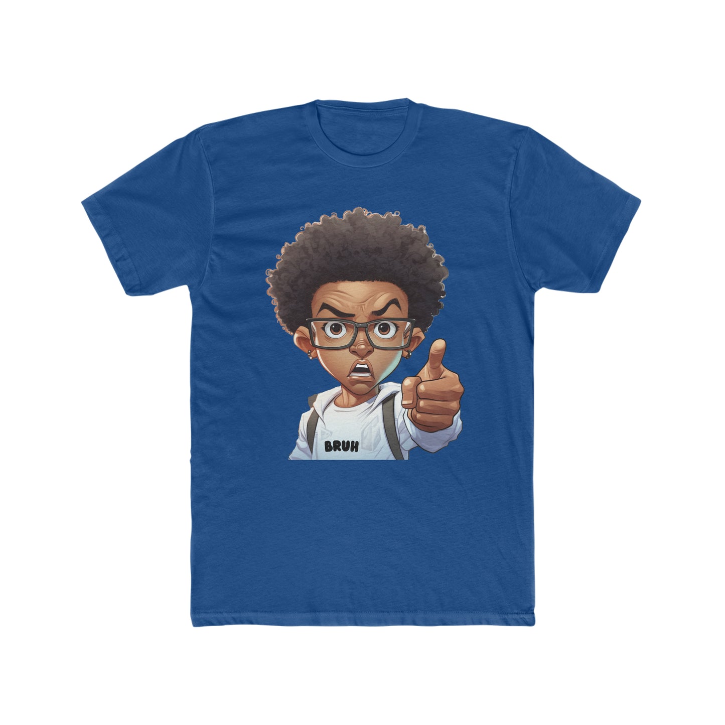 Bruh Adult Crew Neck Shirt| Black Boy Joy T-Shirt