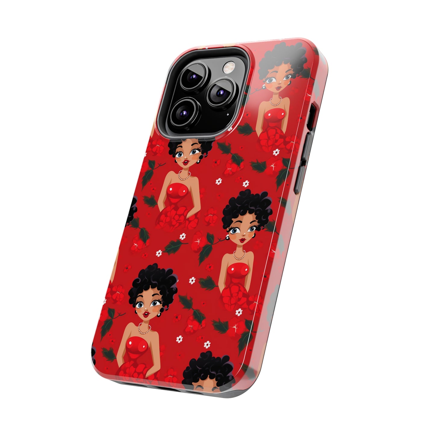 Black Betty Tough iPhone Case, African American Betty Boop iPhone Case