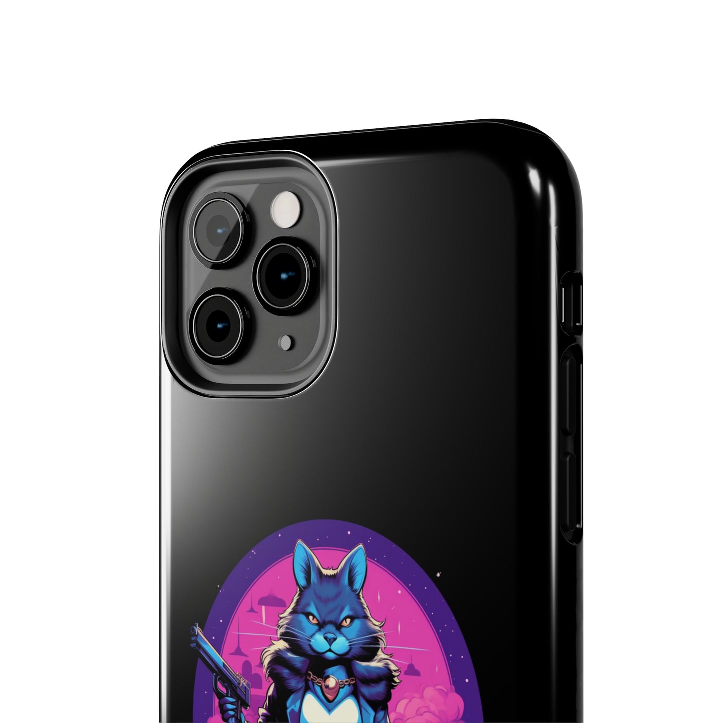 Foxy & Armed Tactical Lady Fox iPhone Case, Impact Resistant Pew Pew Lover's Phone Case