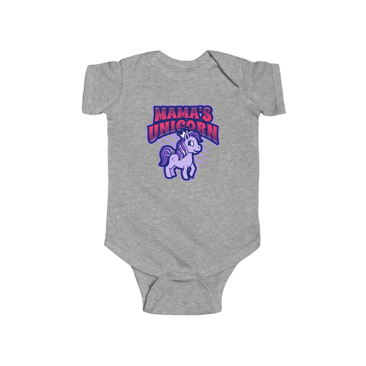 Unicorn Baby Onesie, Baby Unicorn Gear, Mama's Perfect Princess Onesie, Unicorn Baby Shower Gift - Free Shipping