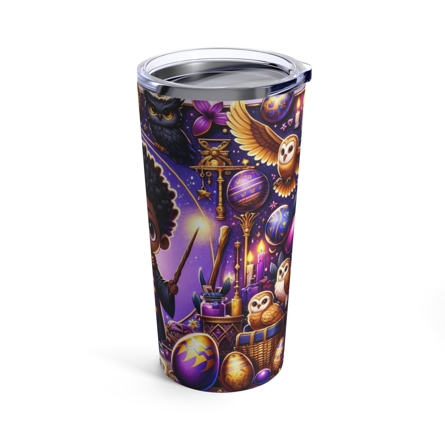 Afrocentric Wizardry Easter-Themed 20oz Travel Tumbler, Unique Cultural Drink Ware