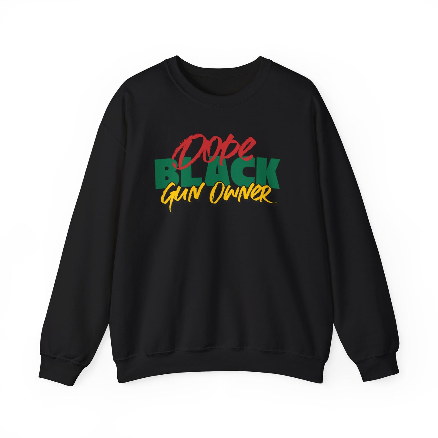 Dope Black Gun Owner Unisex Sweater, Black Self Defense Sweatshirt