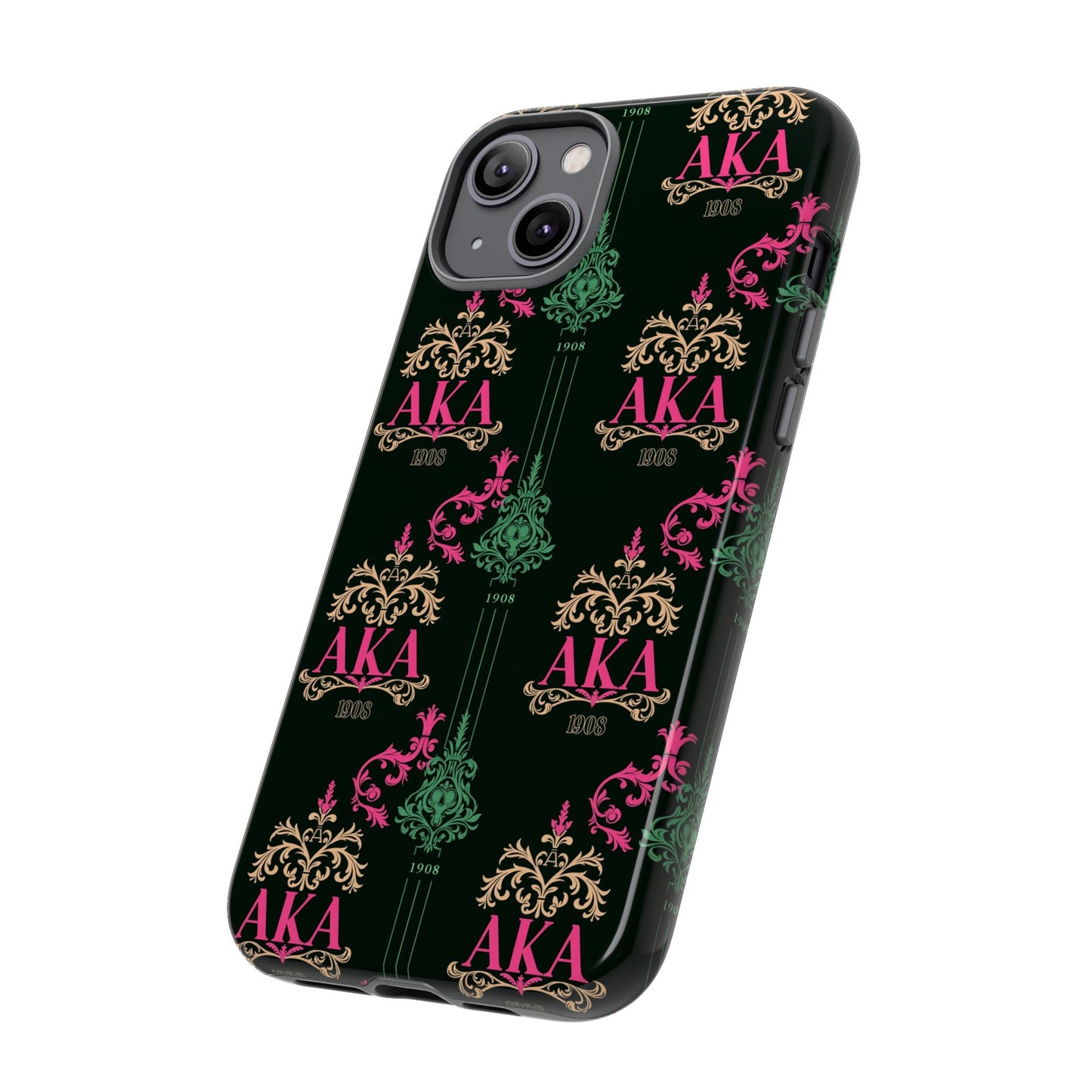 Alpha Kappa Alpha Tough iPhone Case, Dual-Layer Protection